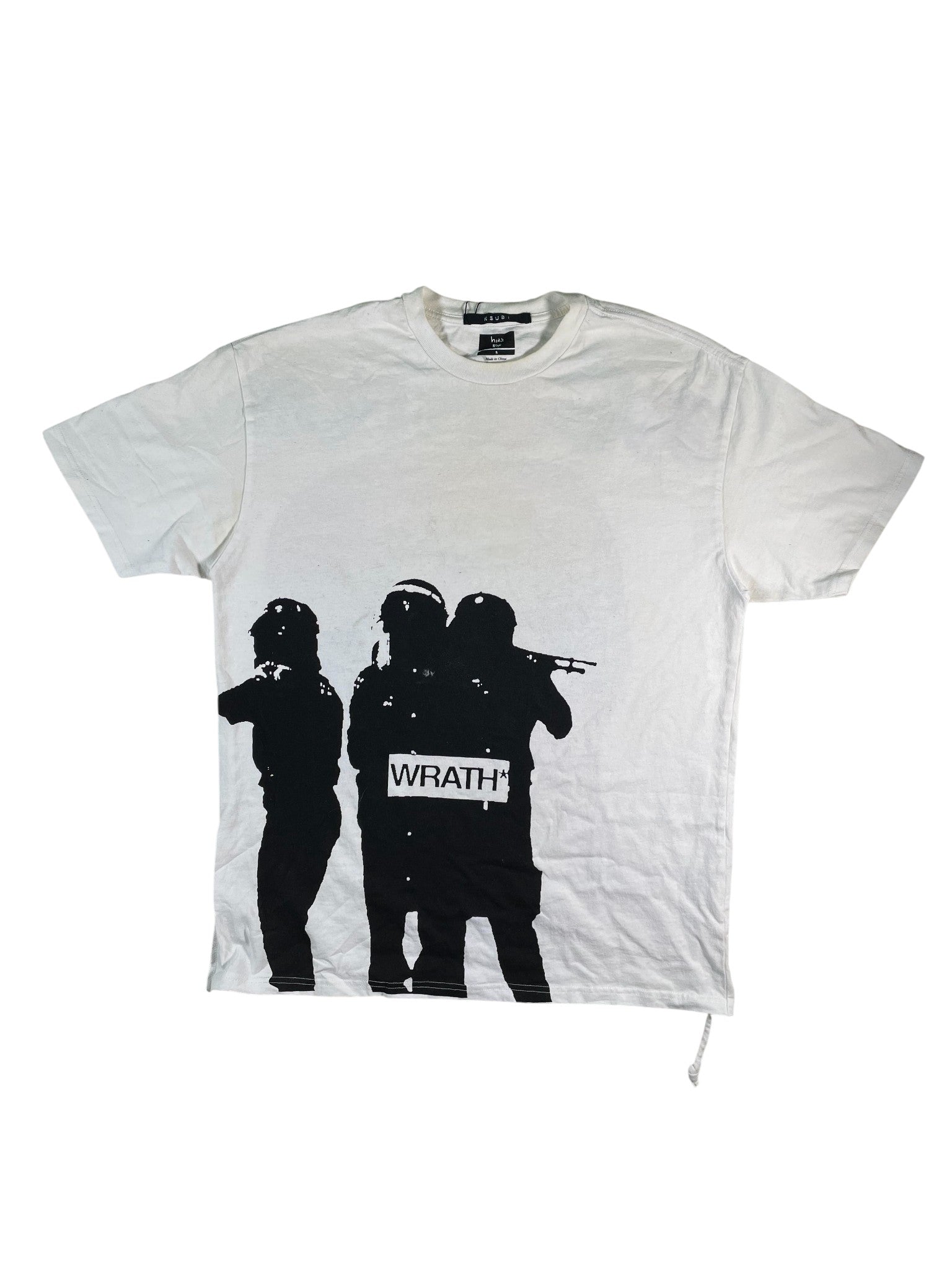 Ksubi 'Multi Wrath' White Tee