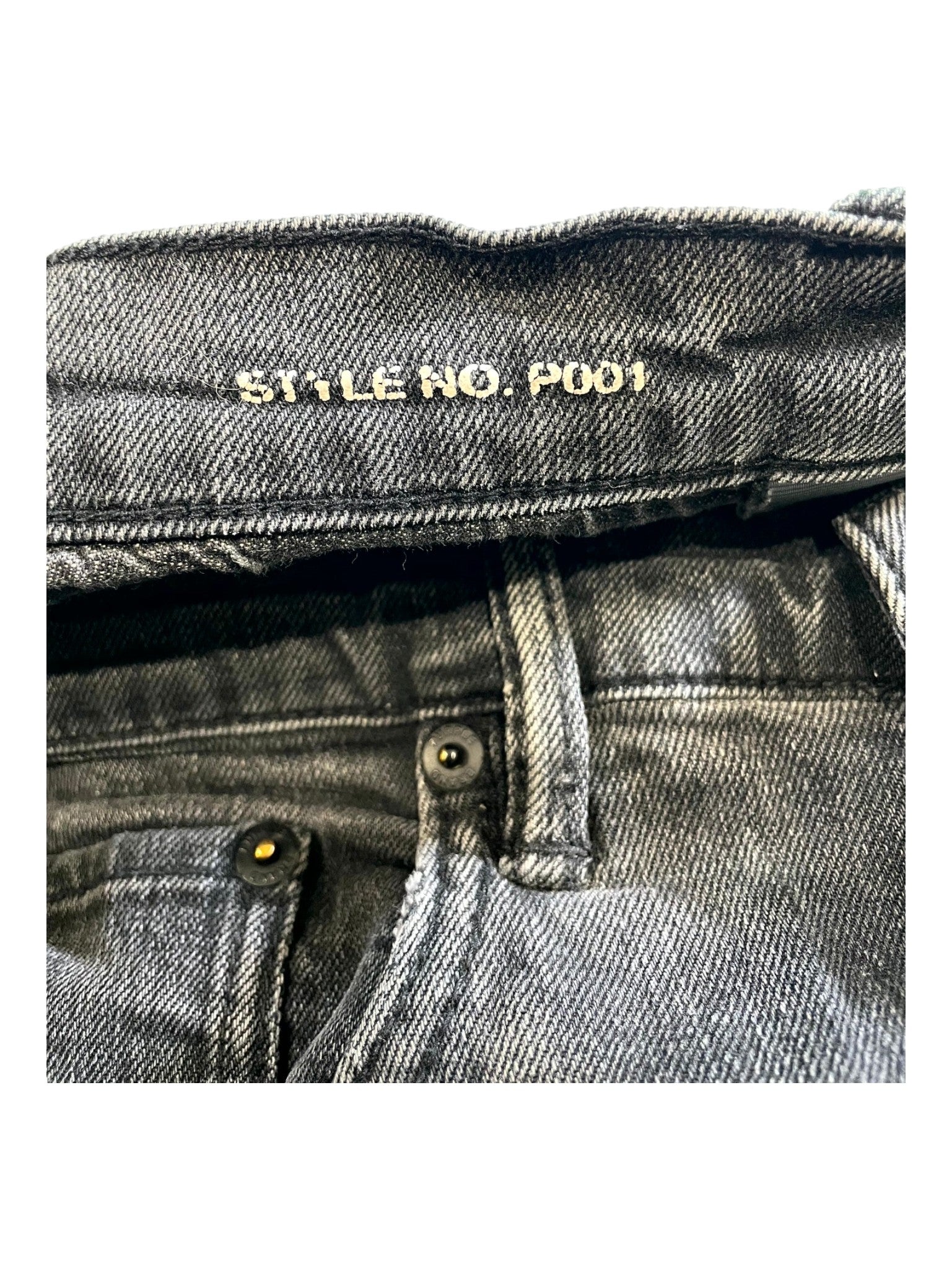 Purple Brand Black Wash Jeans