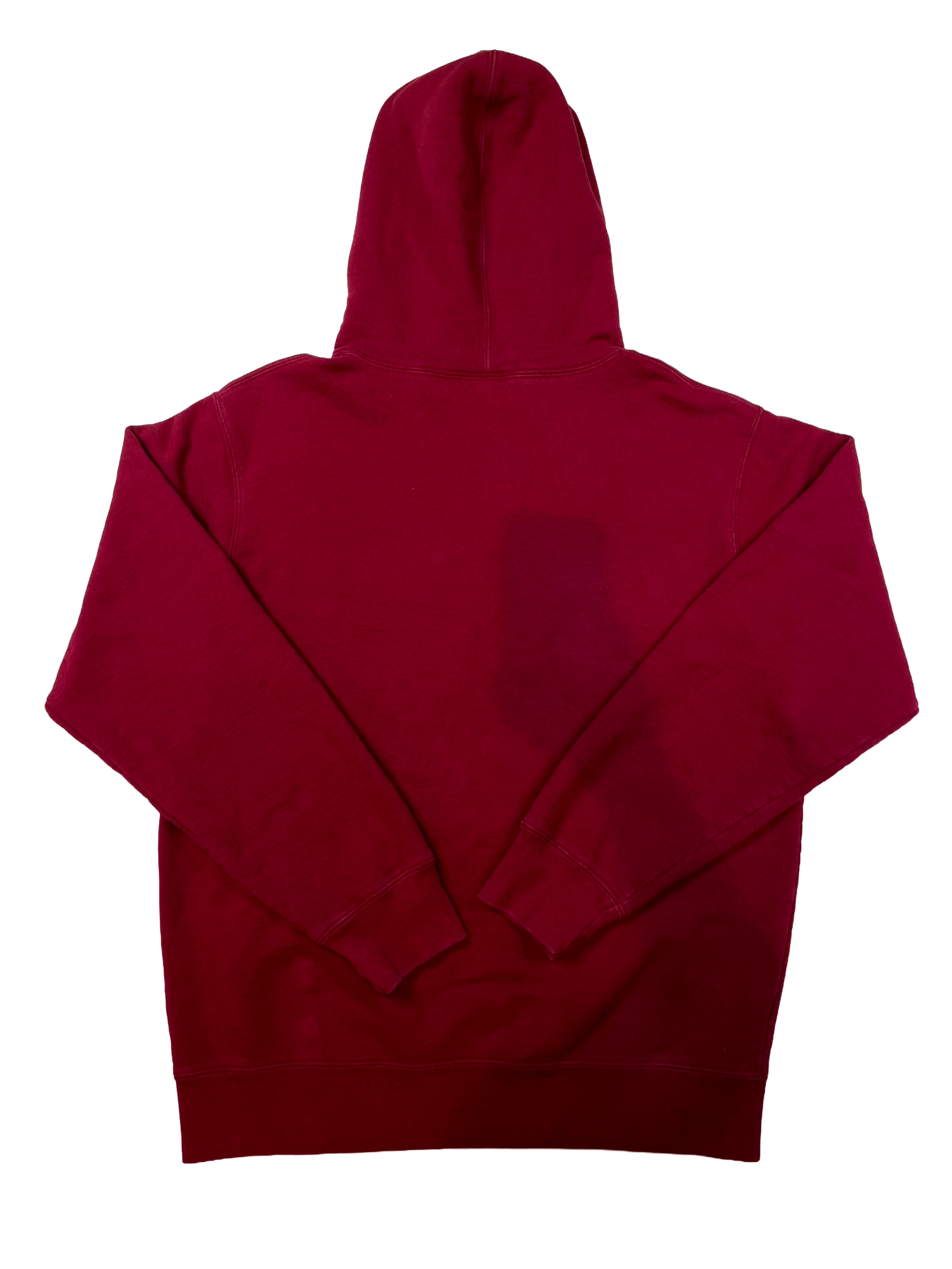 Supreme Script Maroon & Gold Hoodie
