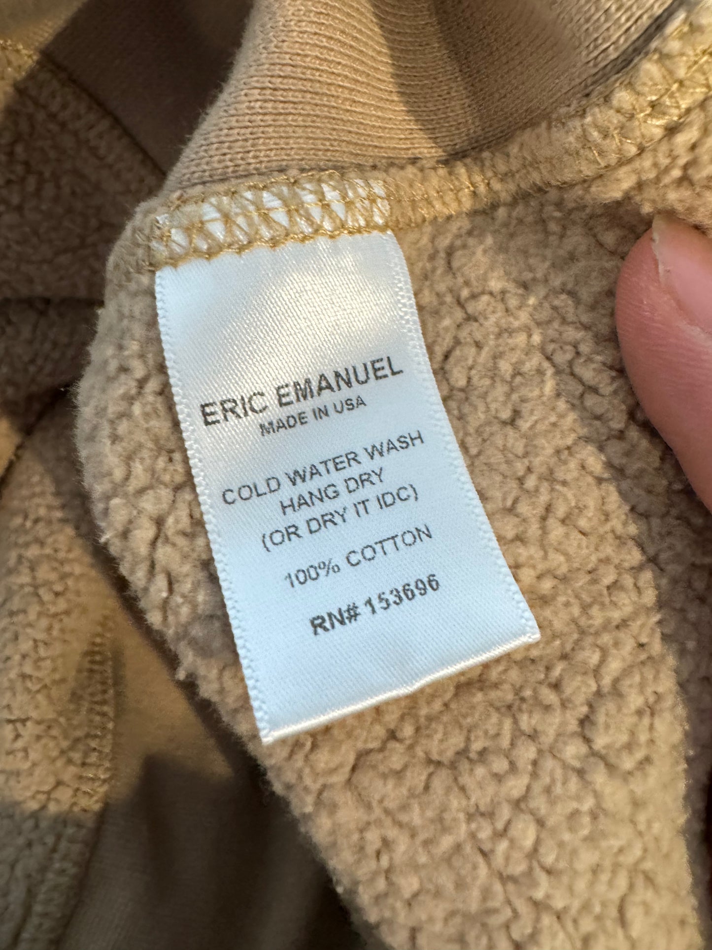 EE Peach Logo Hoodie Used Small