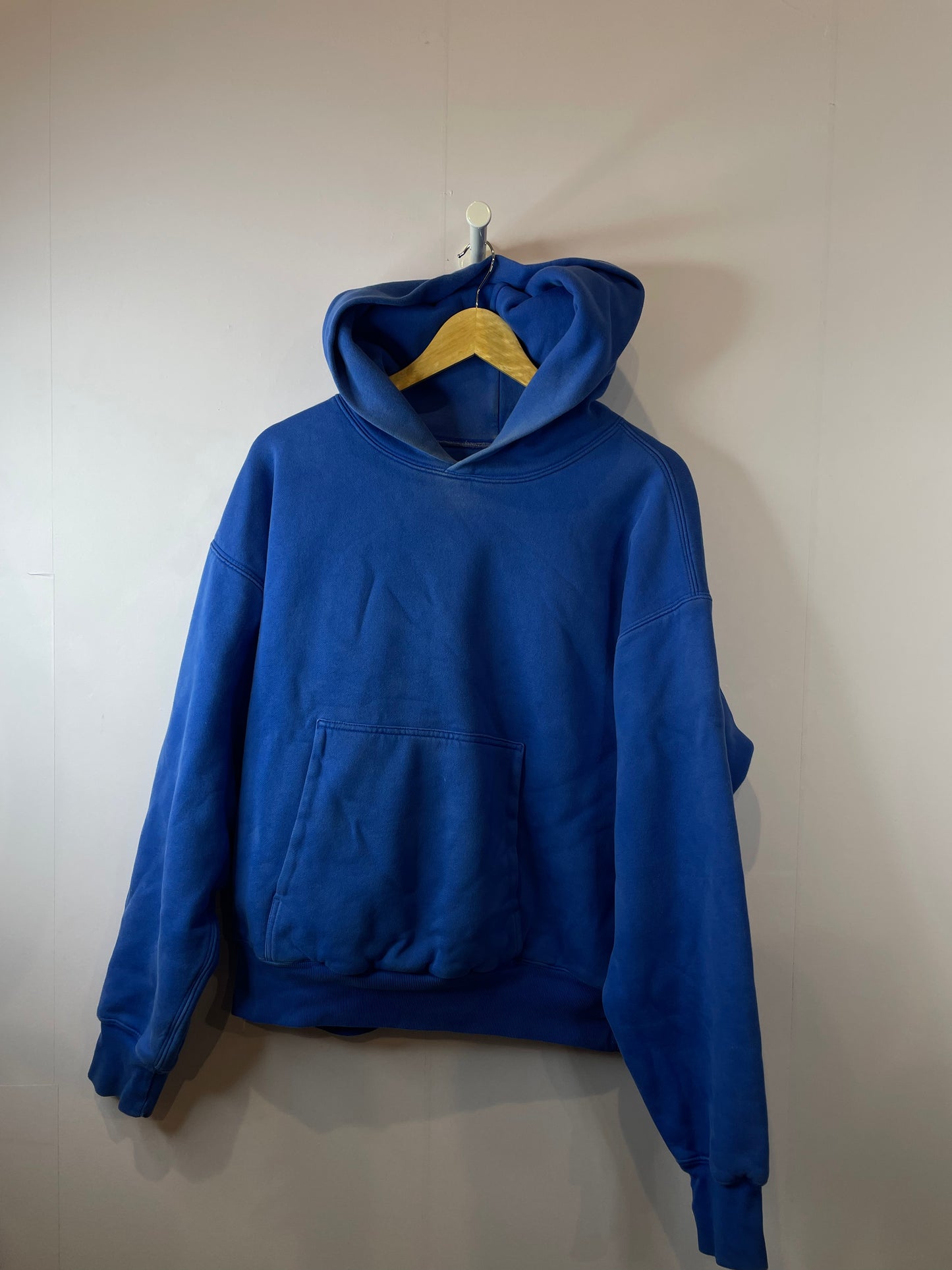 YZY Gap Blue Hoodie Used Medium