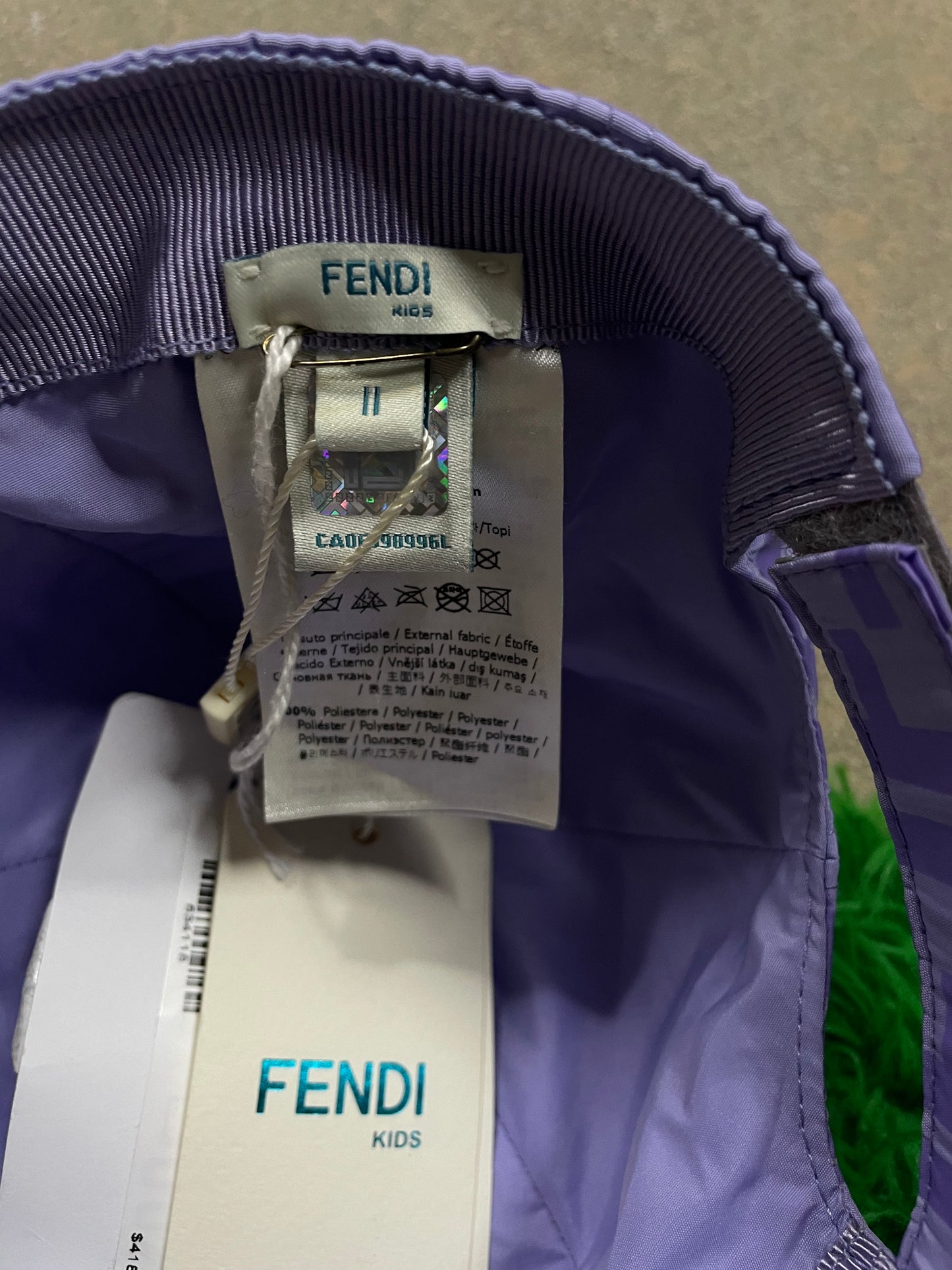 Fendi Cap Acai Kids OS New