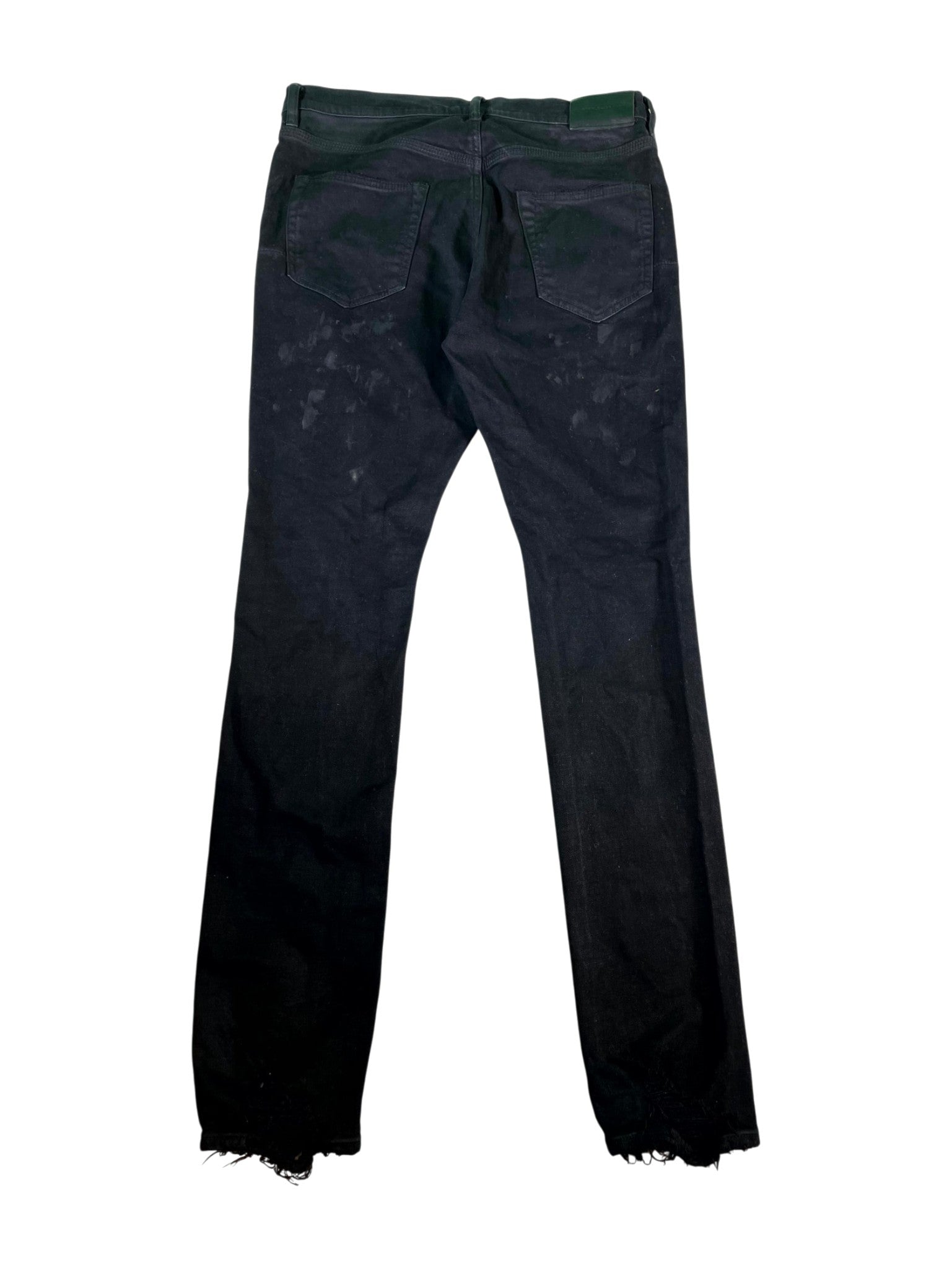 Purple Brand "Splatter" Black Jeans