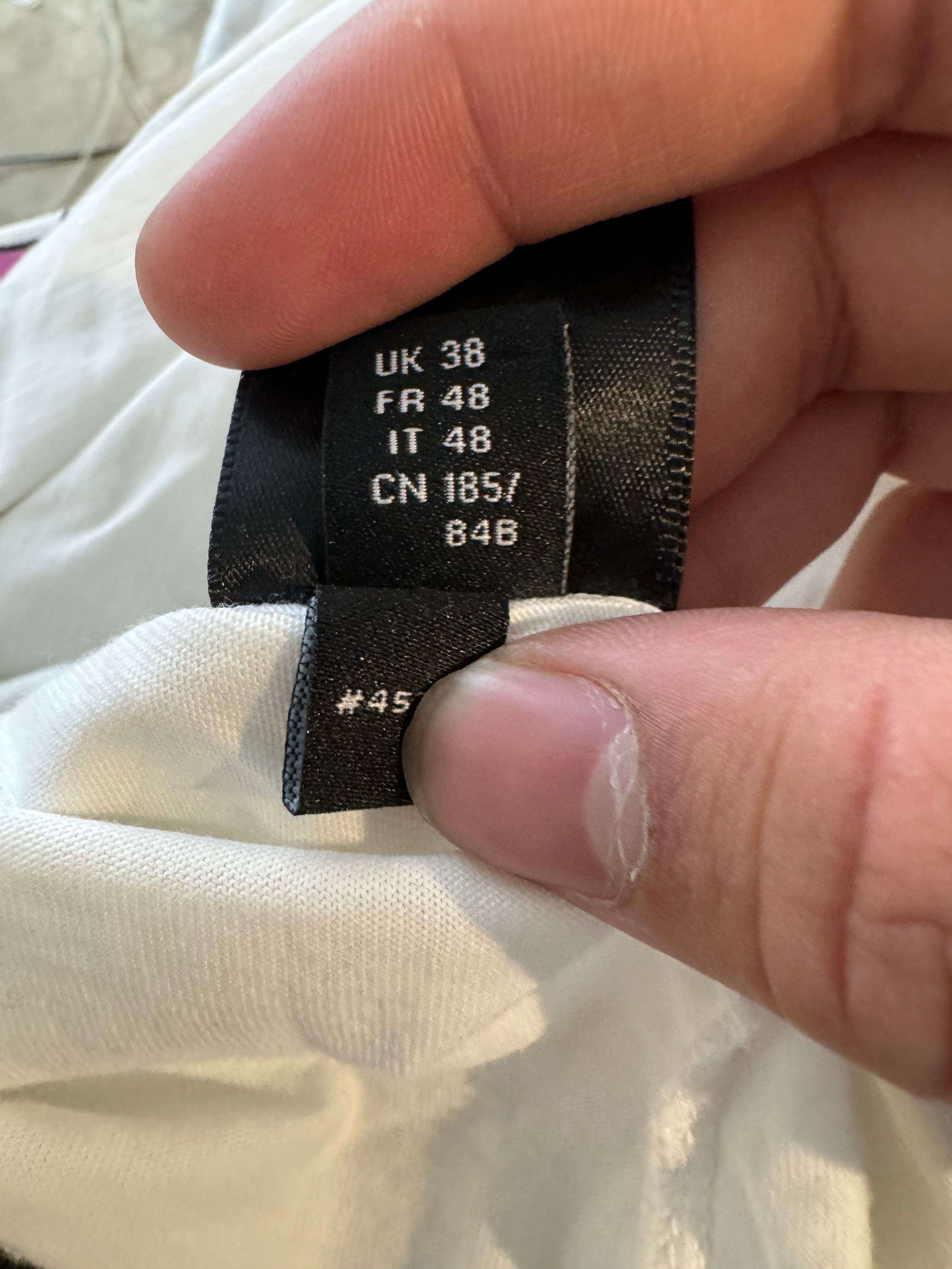 Amiri White Multi Color LS Used Medium