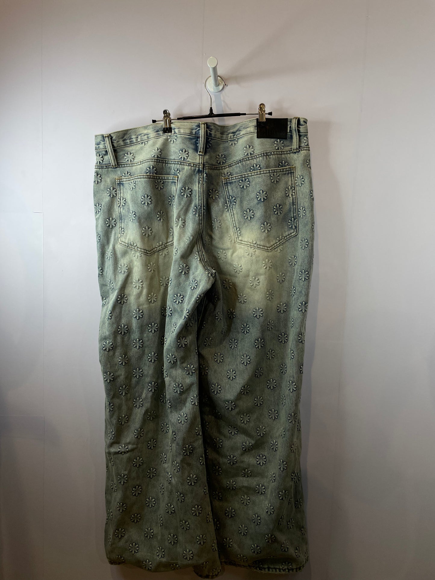 LOSTSHDWS Embossed Denim Light Wash