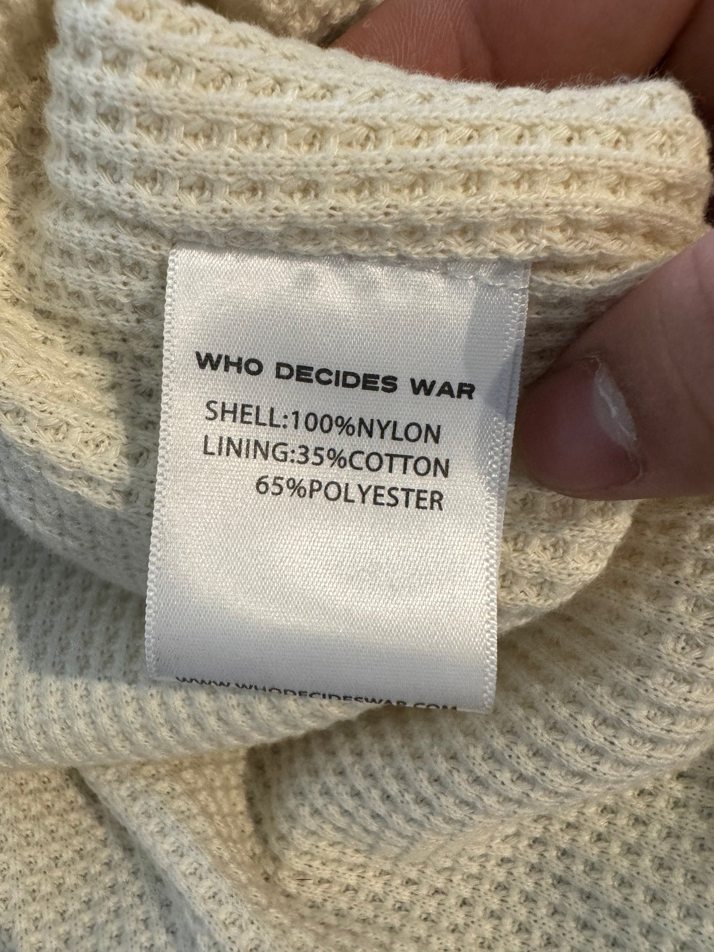 WDW Thermal Fleece Jacket Used Large