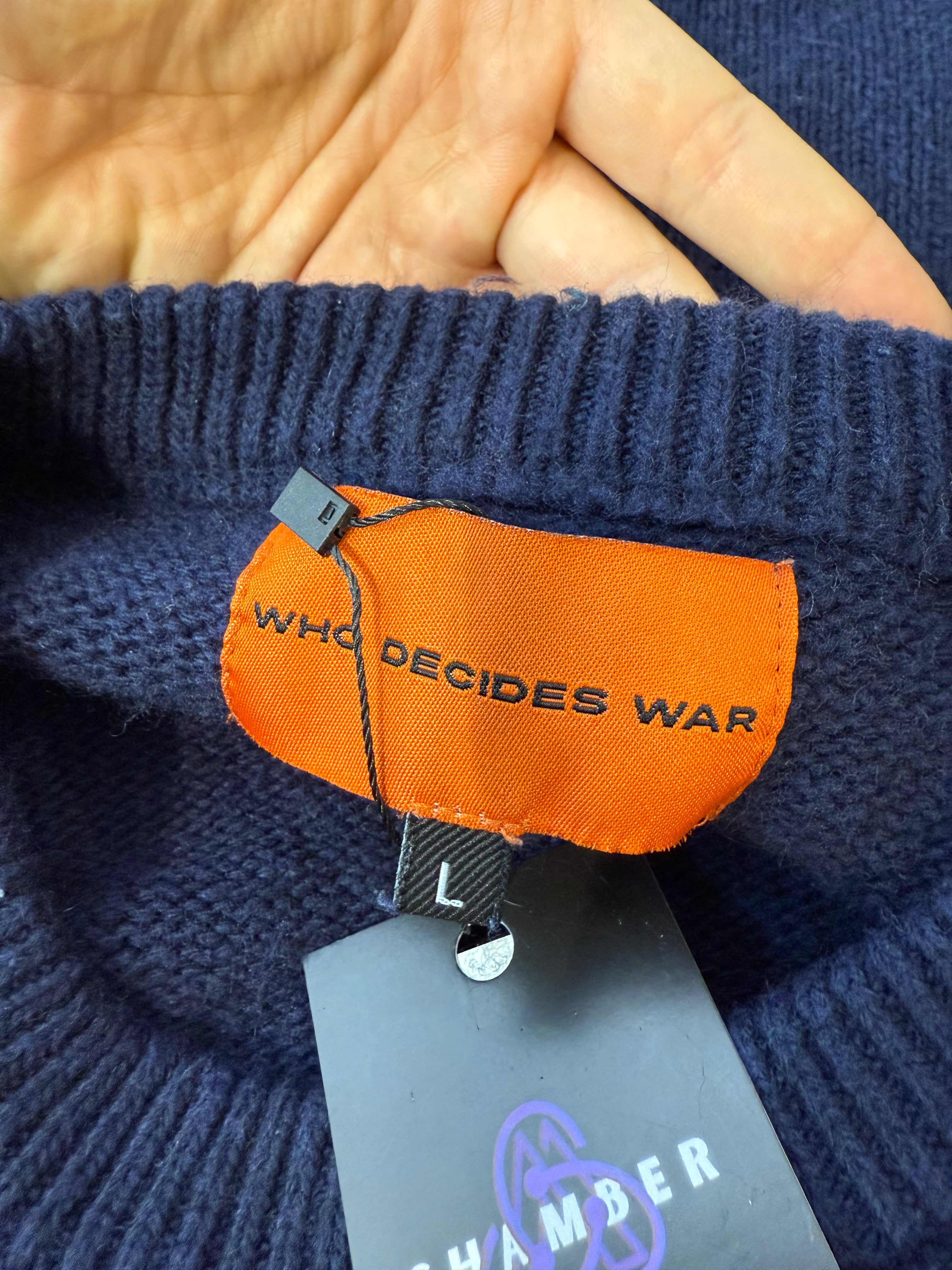 WDW Flag Knitted Crewneck Used Large