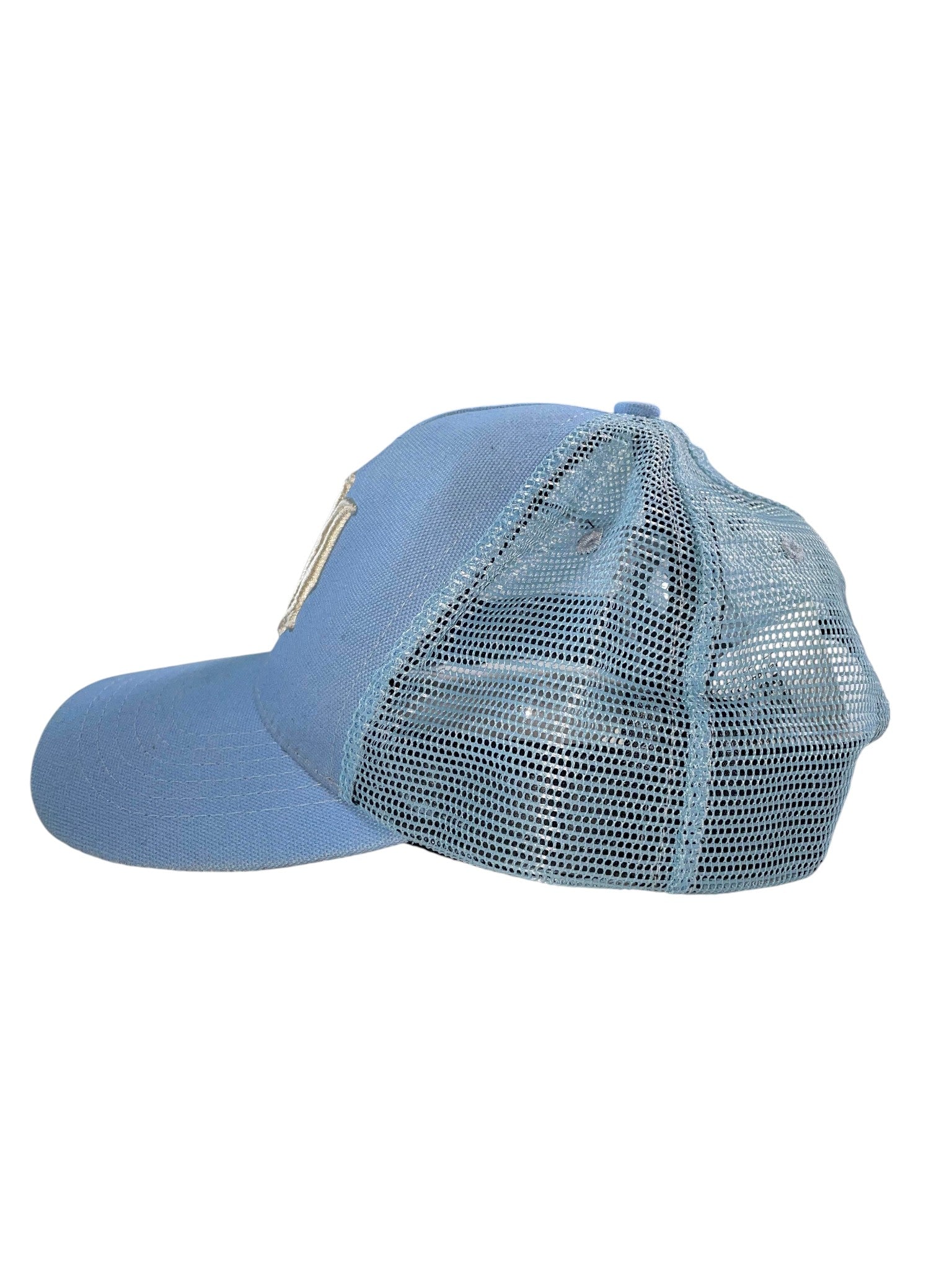 Amiri MA Logo Baby Blue & Cream Hat