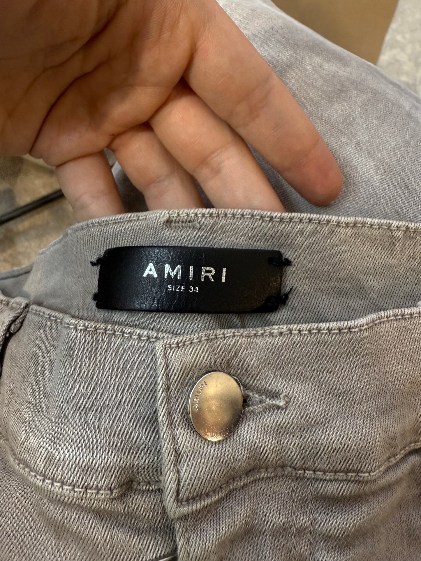 Amiri MX1 Jeans Tan Used 36