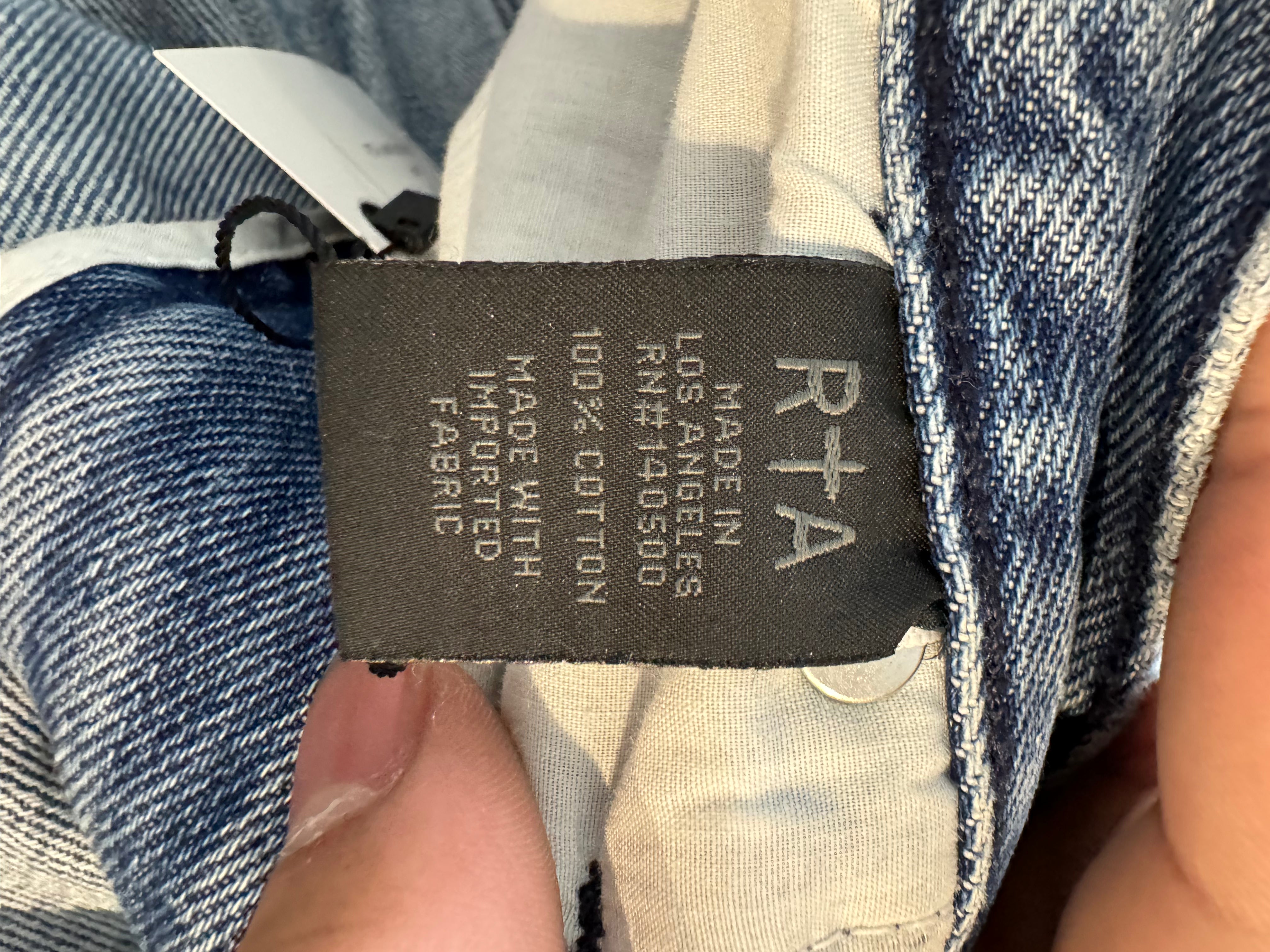 RTA Jeans Light Wash Used 38