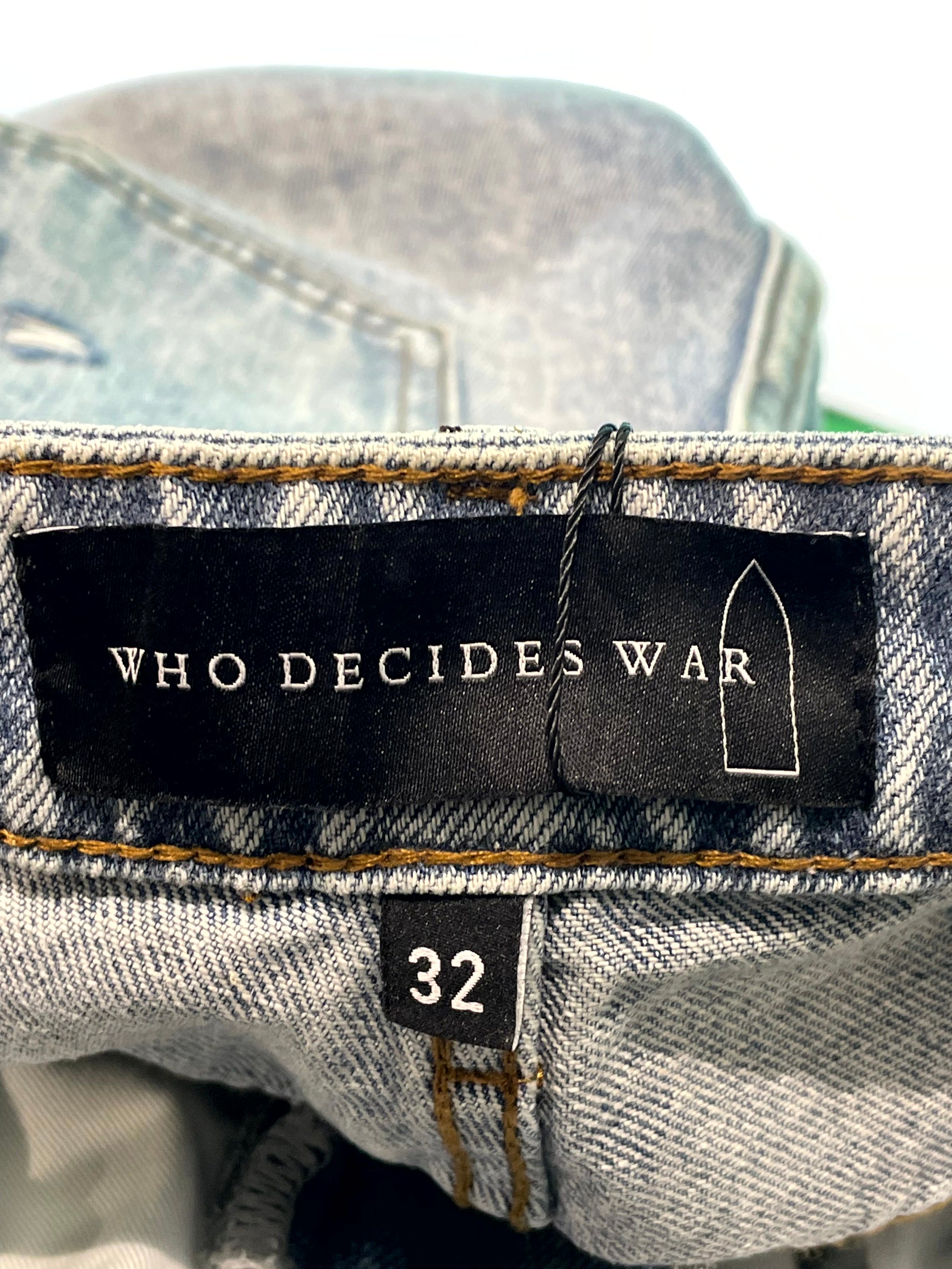 WDW Ultra Flare Scripture Light Wash Denim Jeans