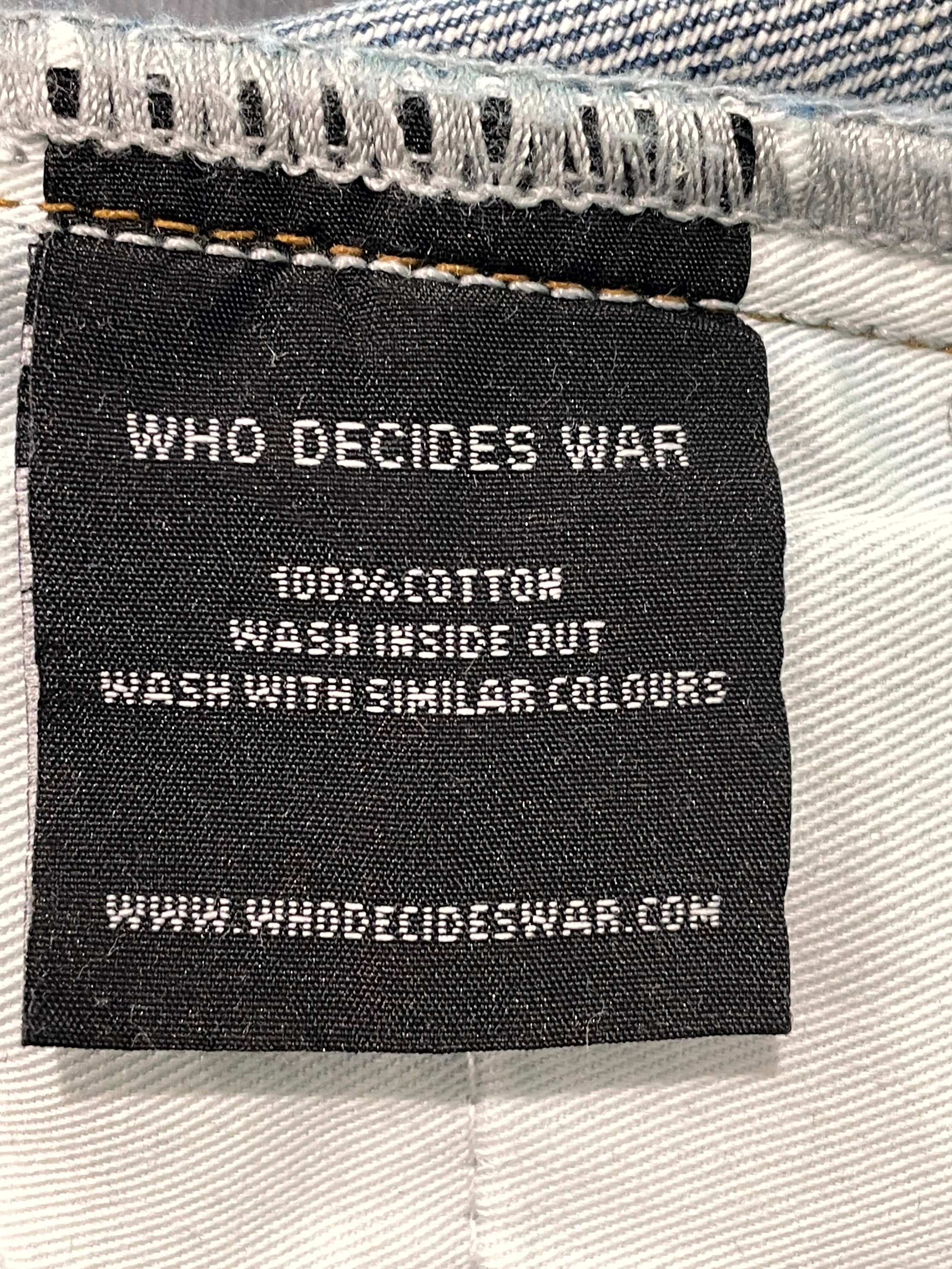 WDW Ultra Flare Scripture Light Wash Denim Jeans