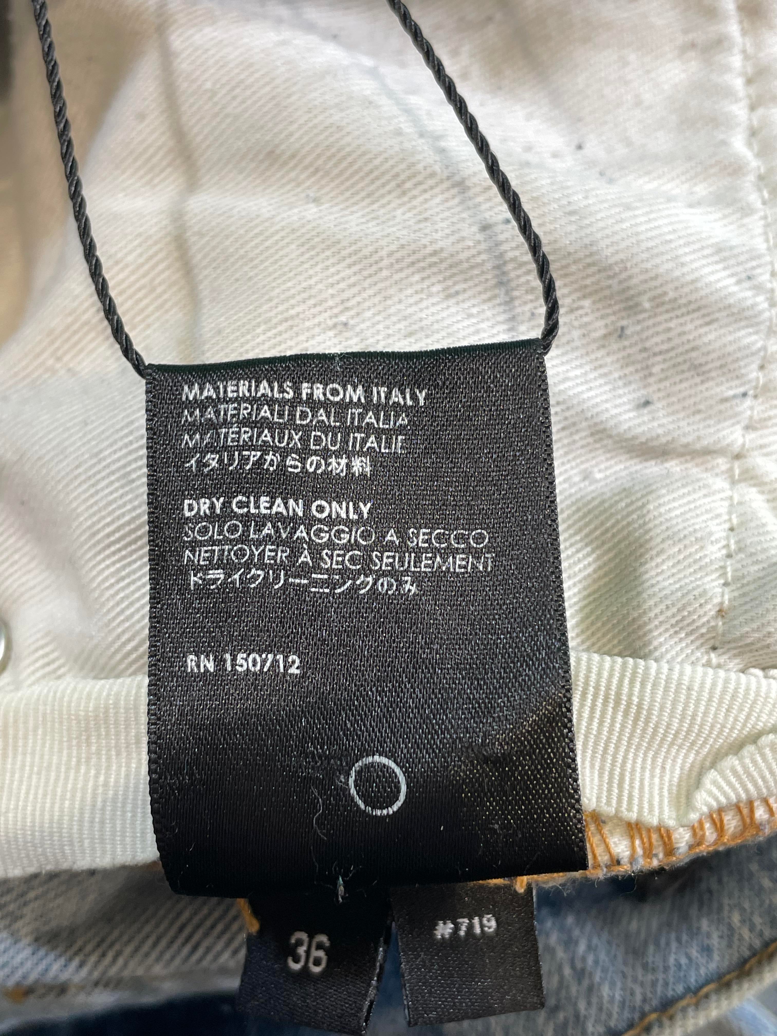 Amiri MX1 'Art Patch' Light Wash Jeans