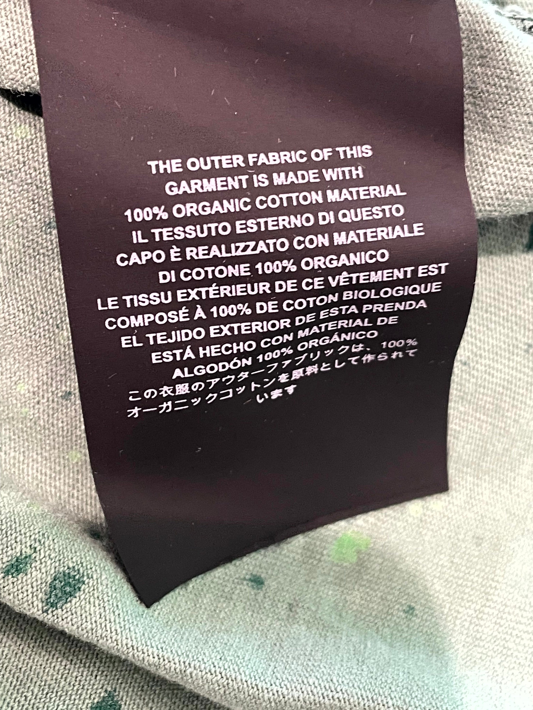 Palm Angels Paint Splatter Green Tee