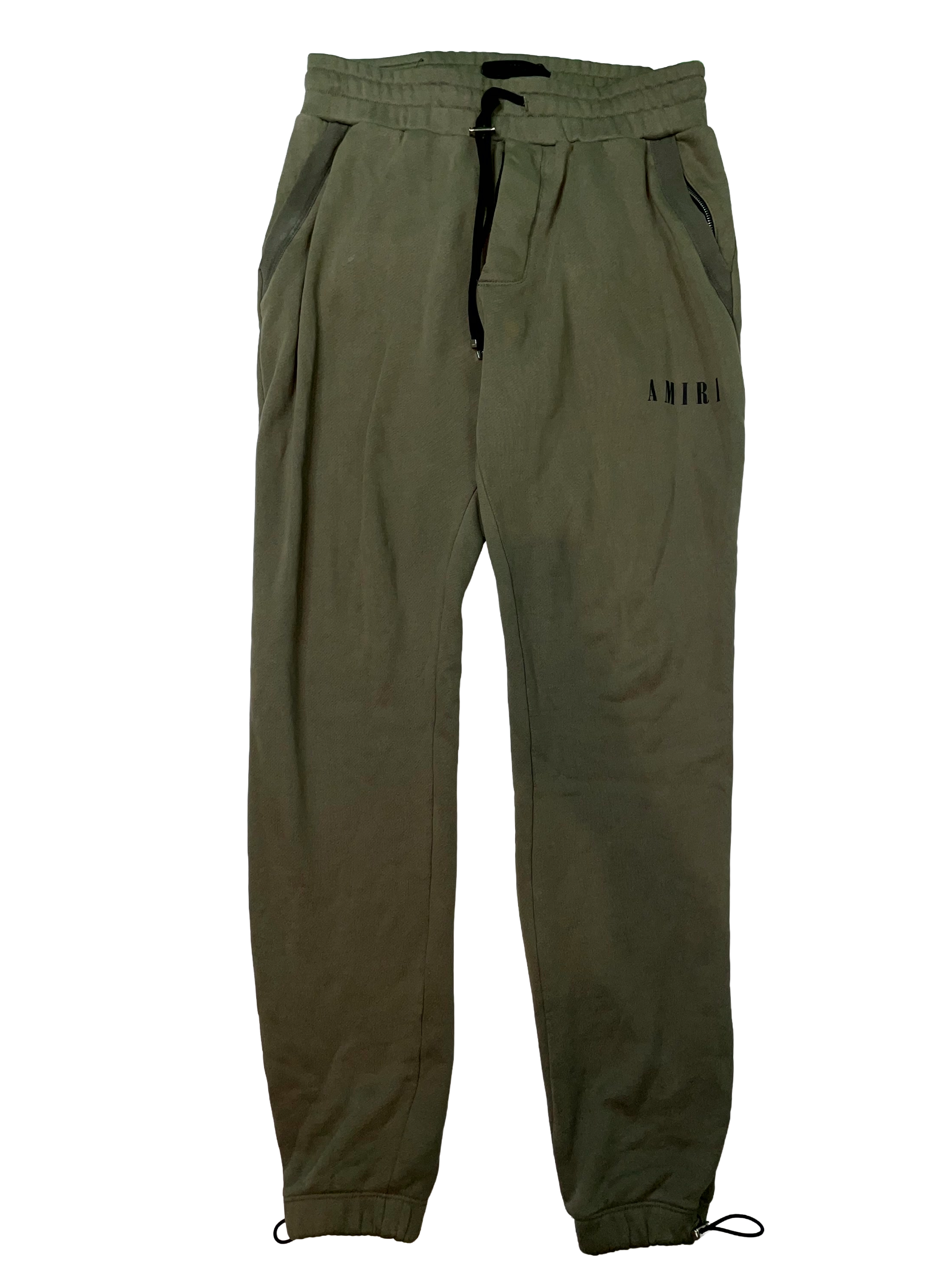 Amiri Core Logo Olive & Black Sweats