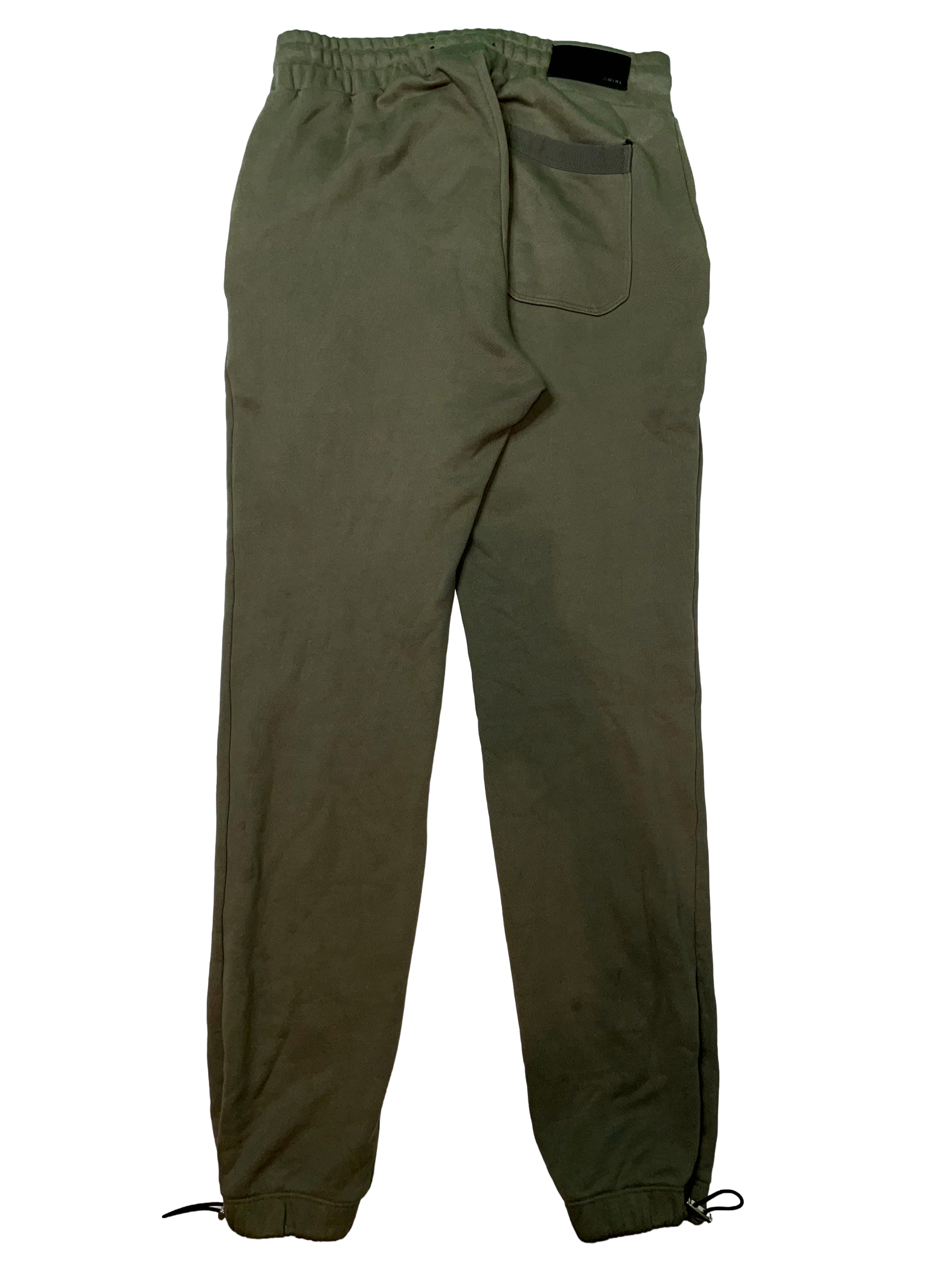 Amiri Core Logo Olive & Black Sweats