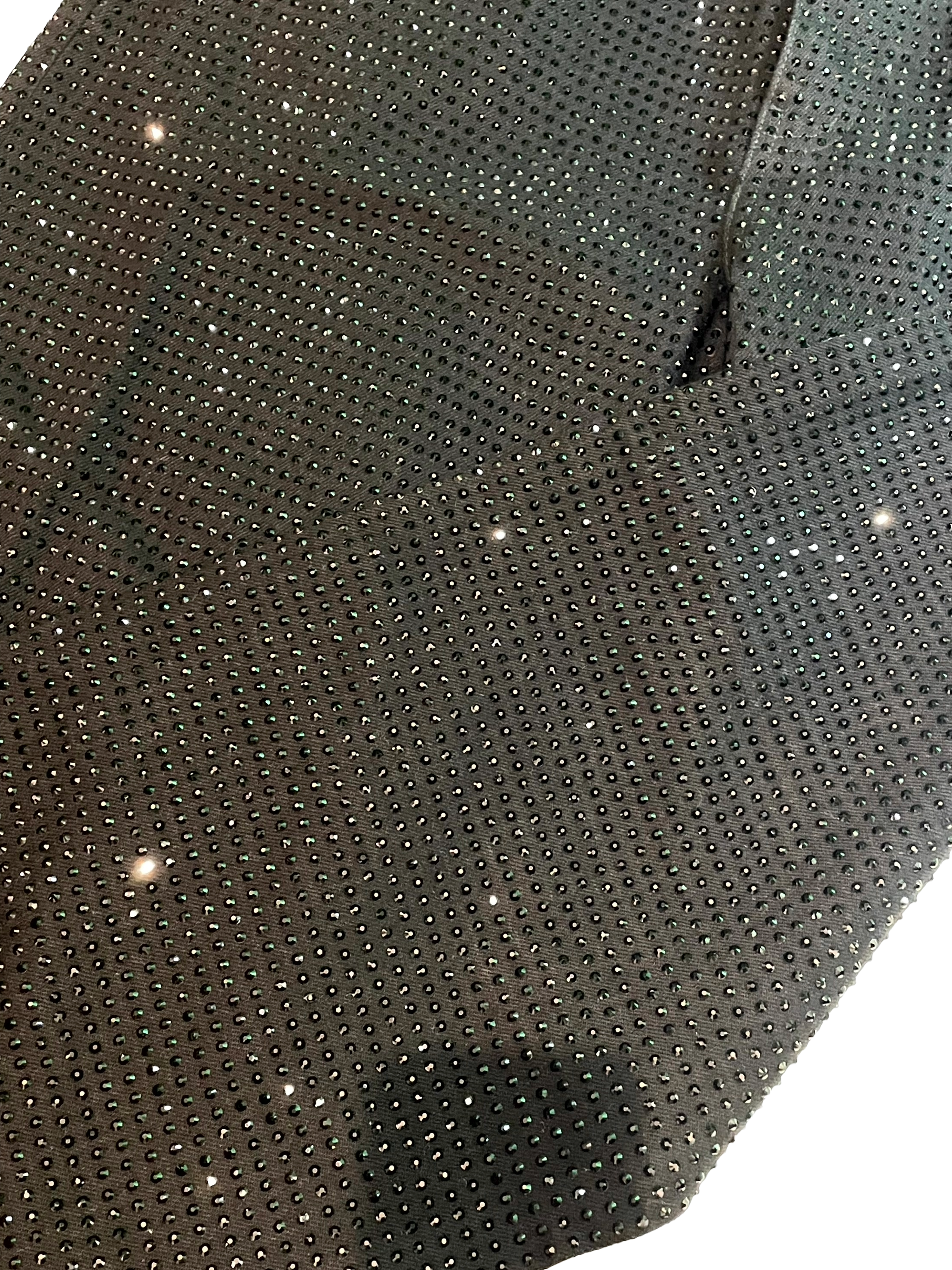 Purple Brand Rhinestone Black Jeans
