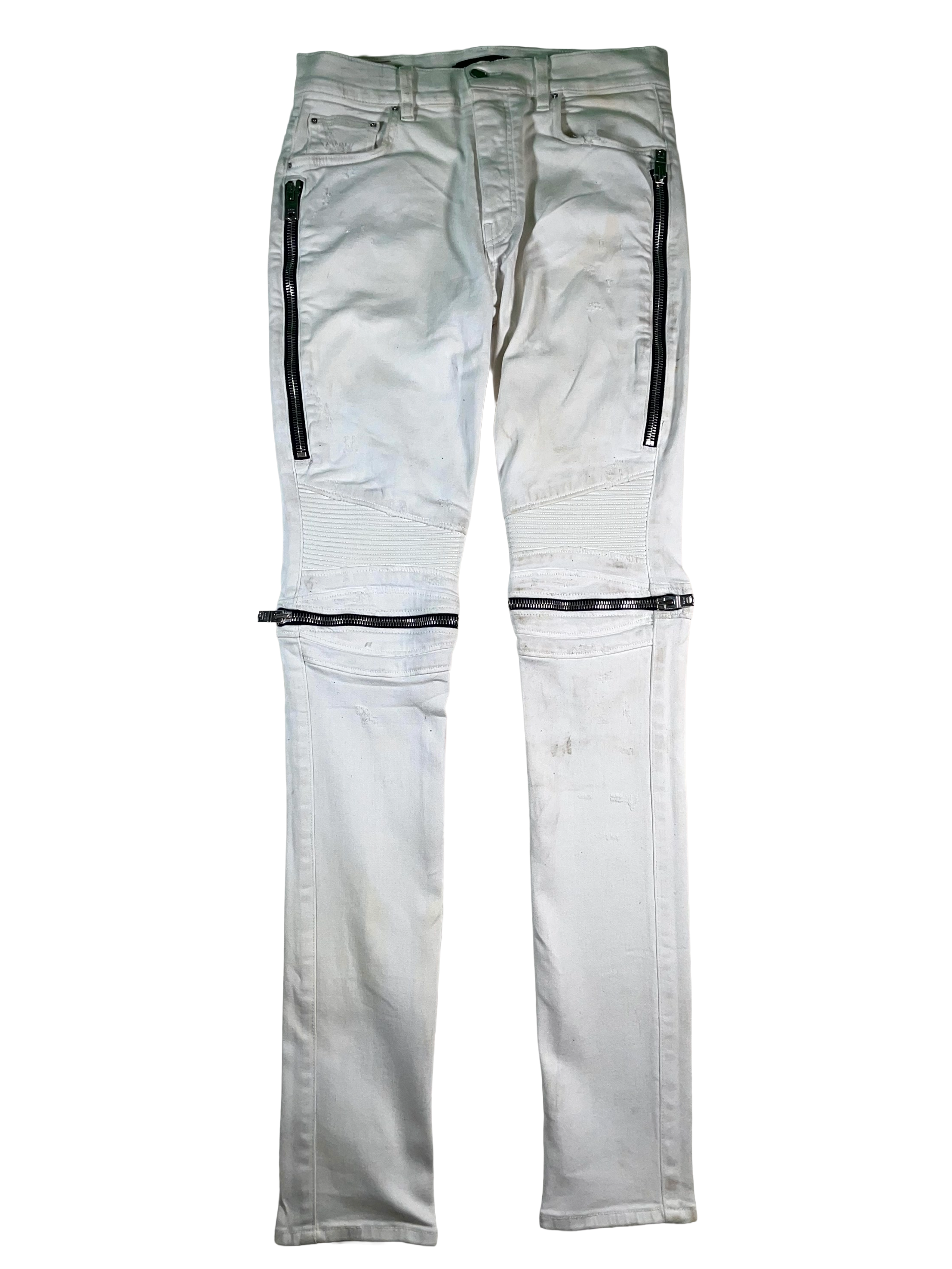 Amiri MX2 Patch White Jeans