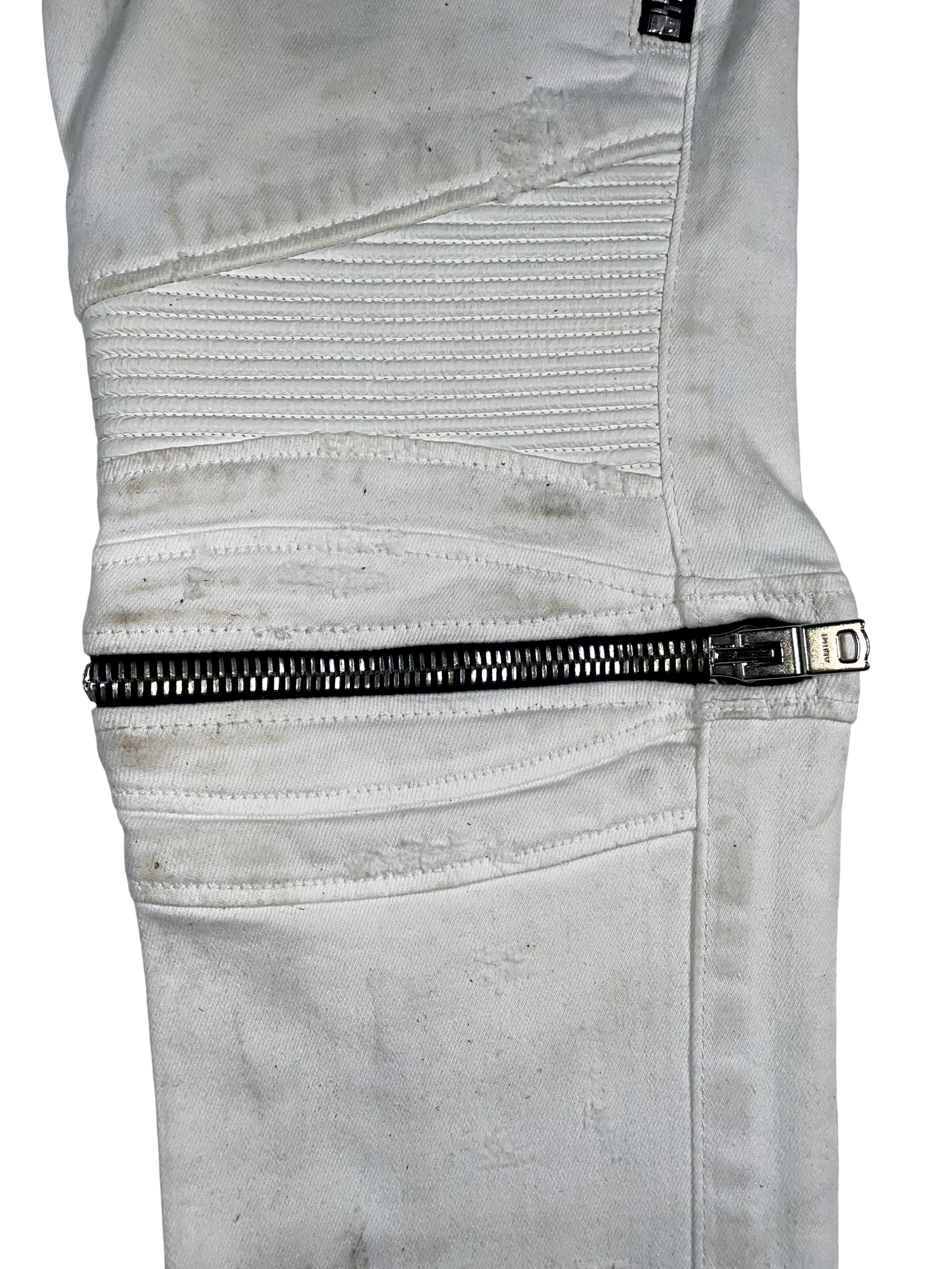 Amiri MX2 Patch White Jeans