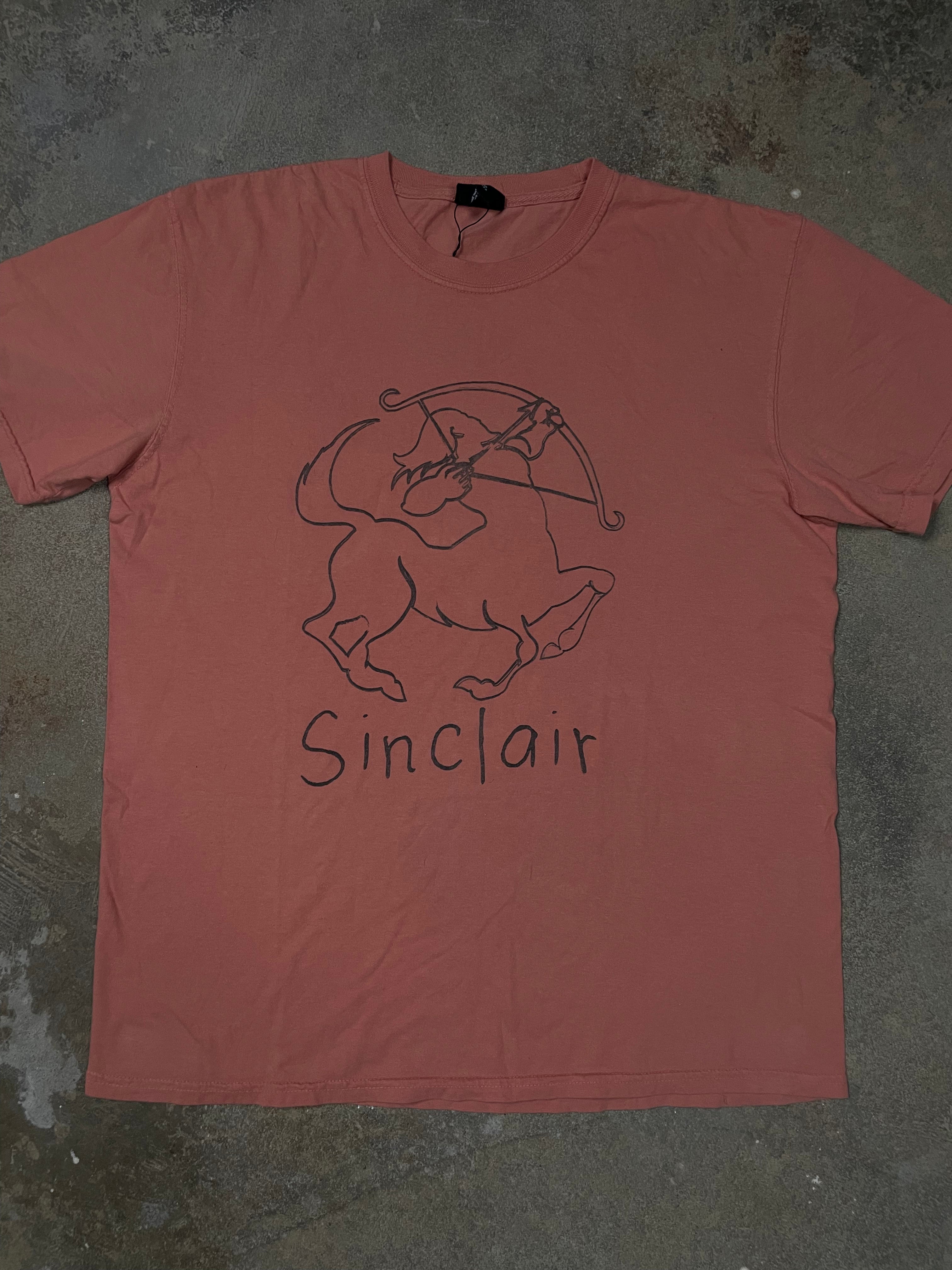 Sinclair Tee Orange Horse Used Large