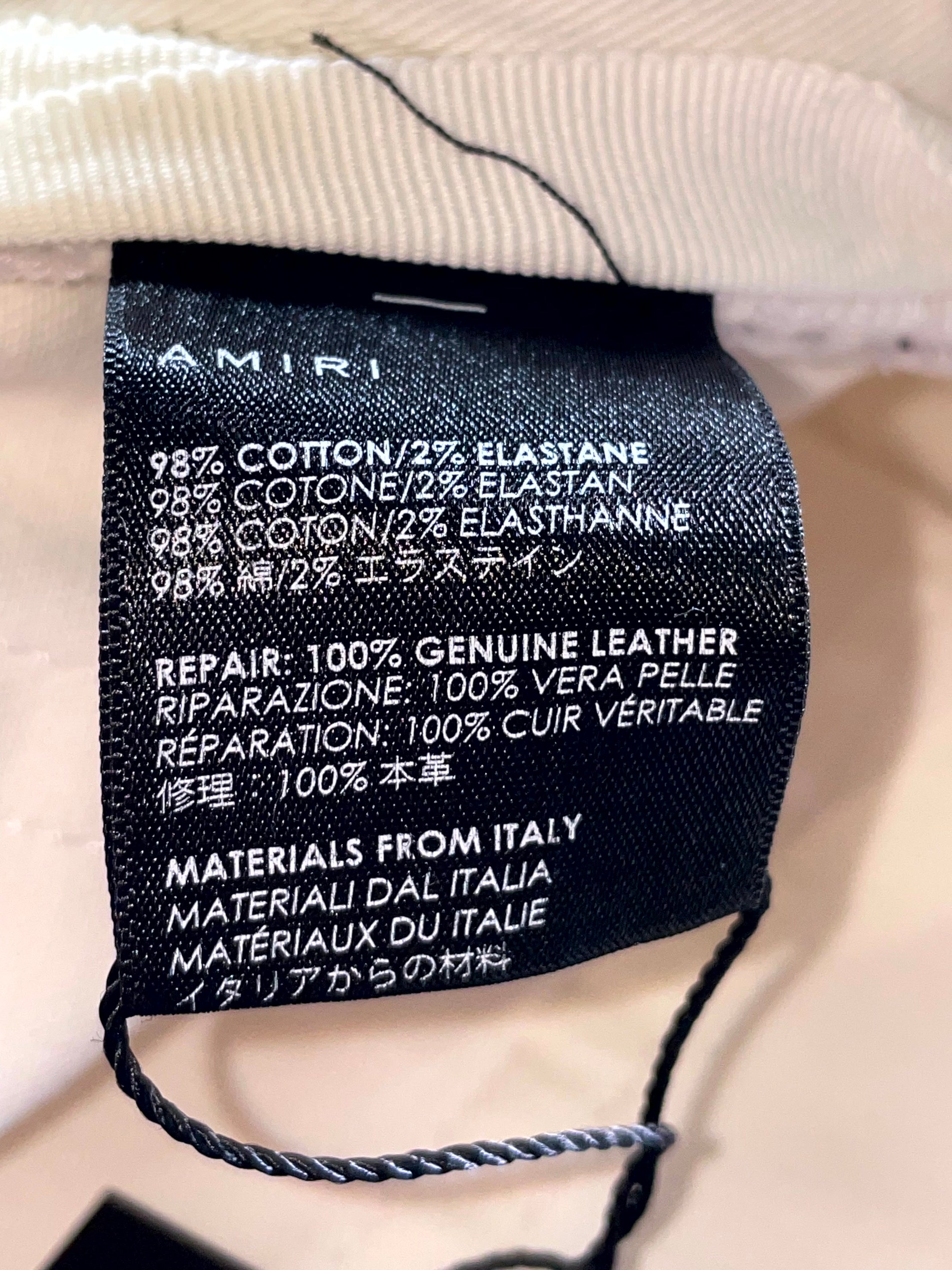 Amiri MX2 Patch White Jeans