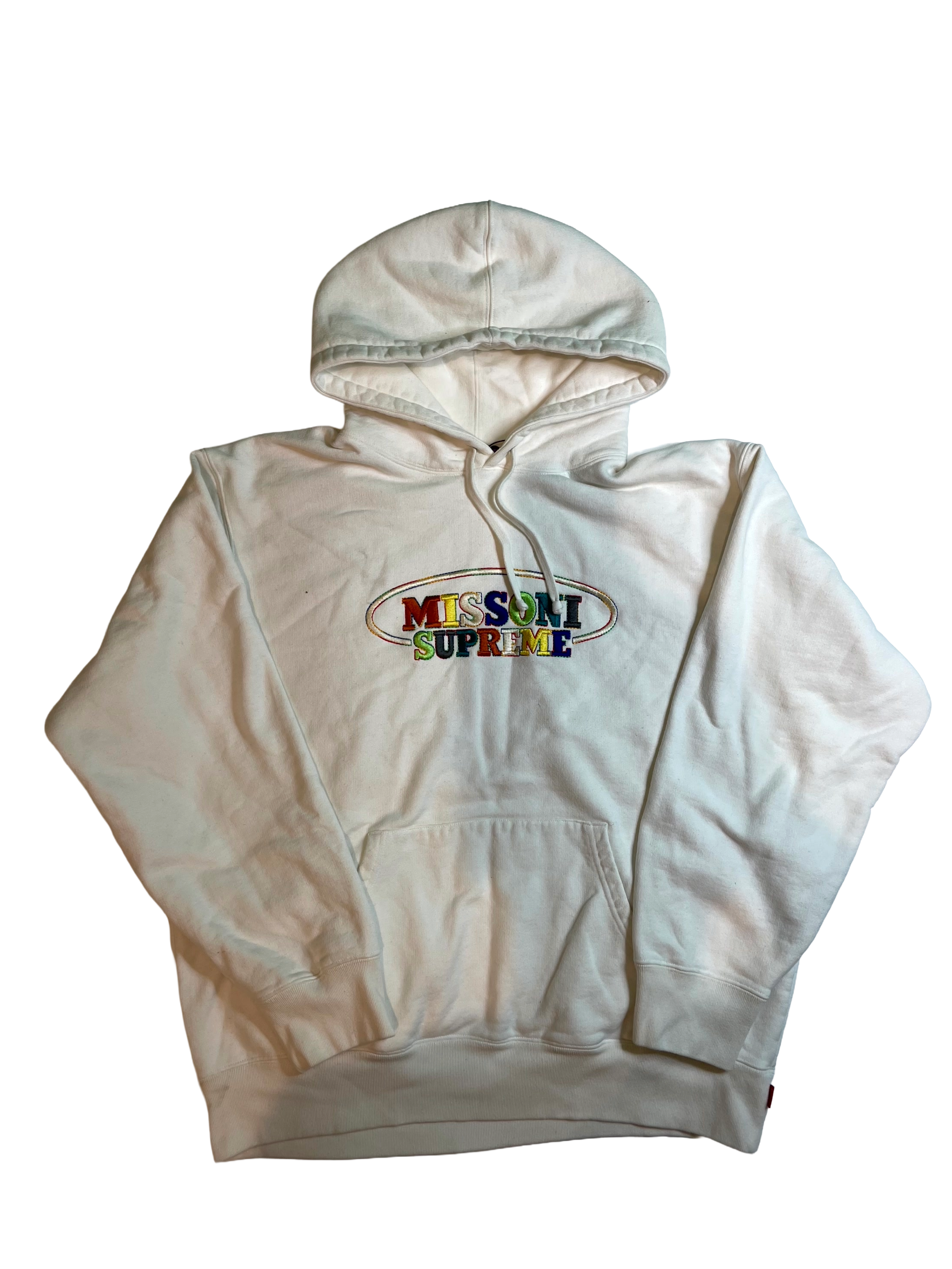 Supreme Missoni White & Multicolor Hoodie