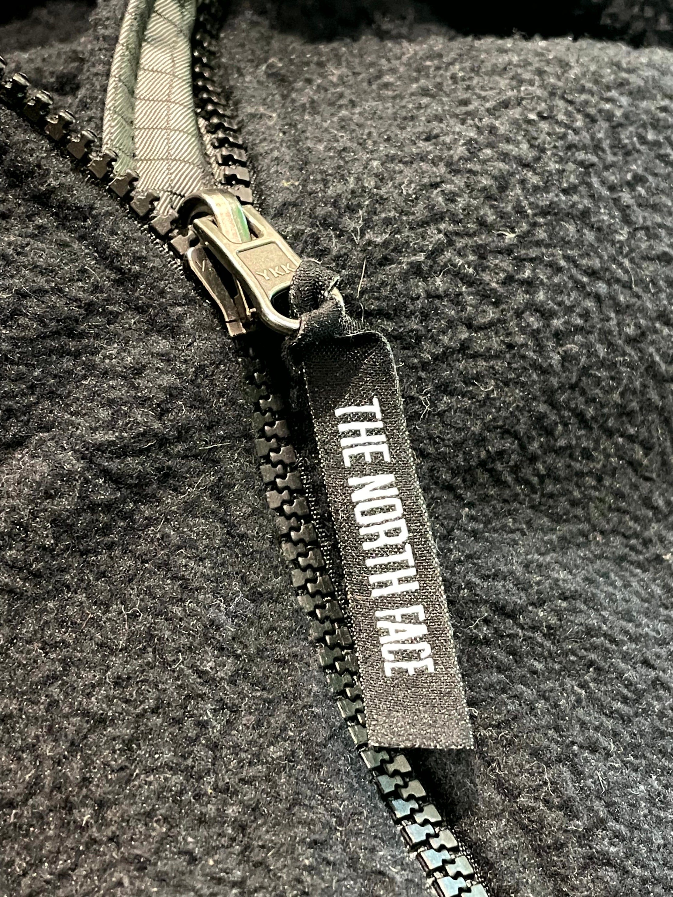 The North Face Fleece Expedition System Zip Up Black & Gray Jacket