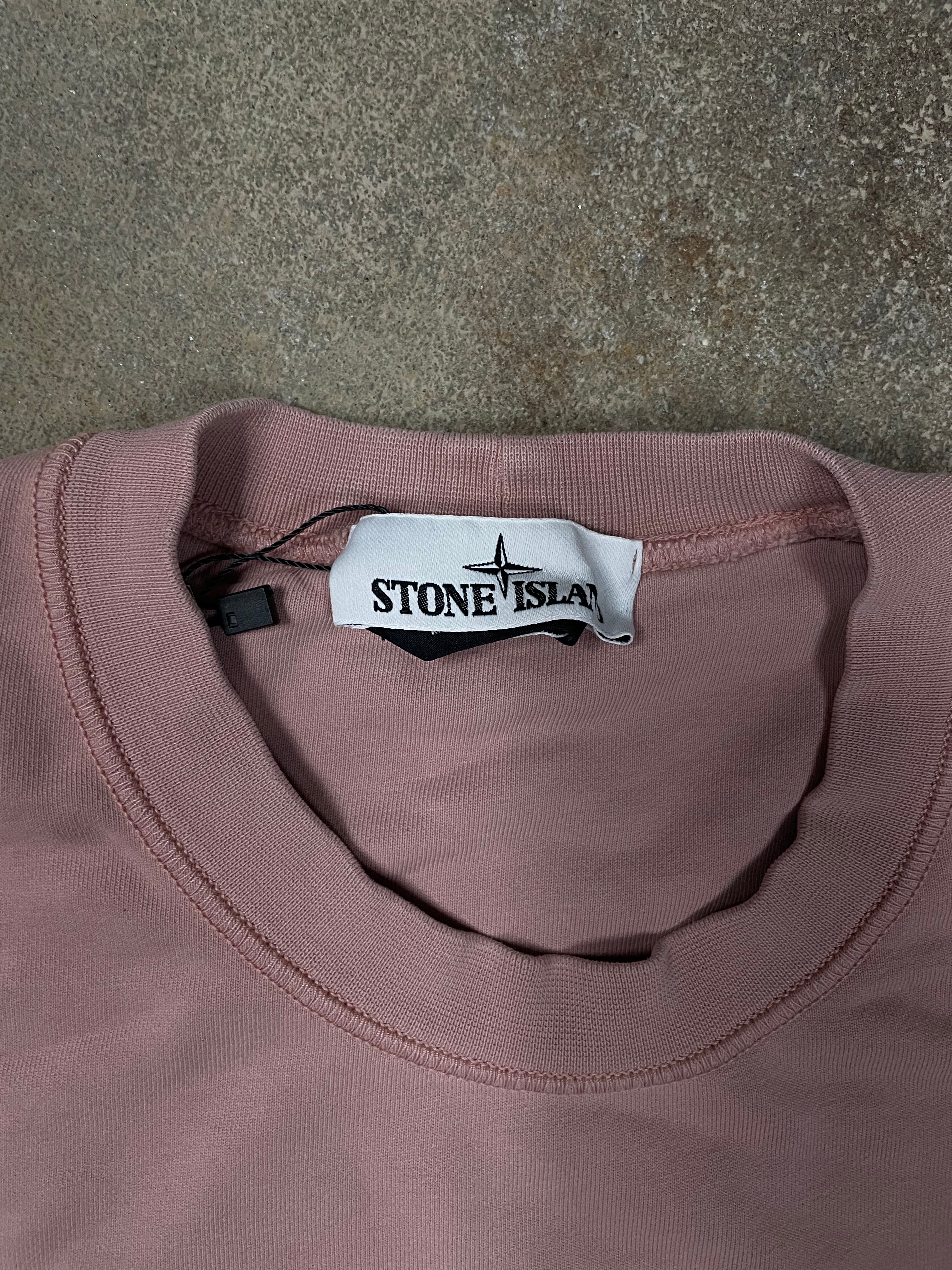 Stone Island Crewneck Peach Sweatshirt
