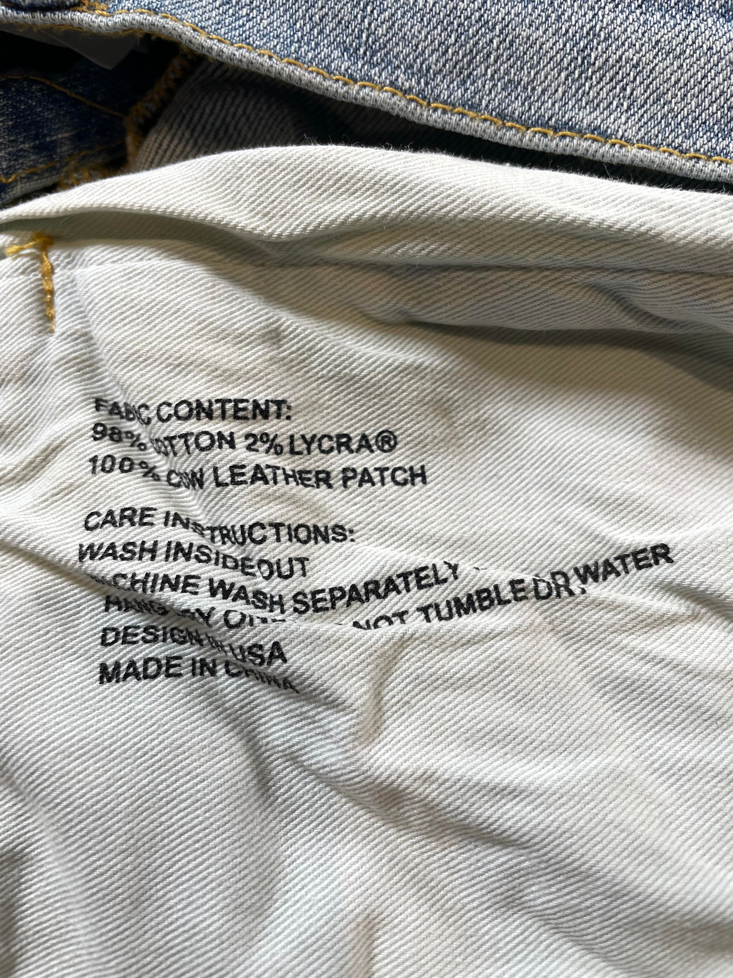 Purple Brand Light Wash Knee Rip Jeans