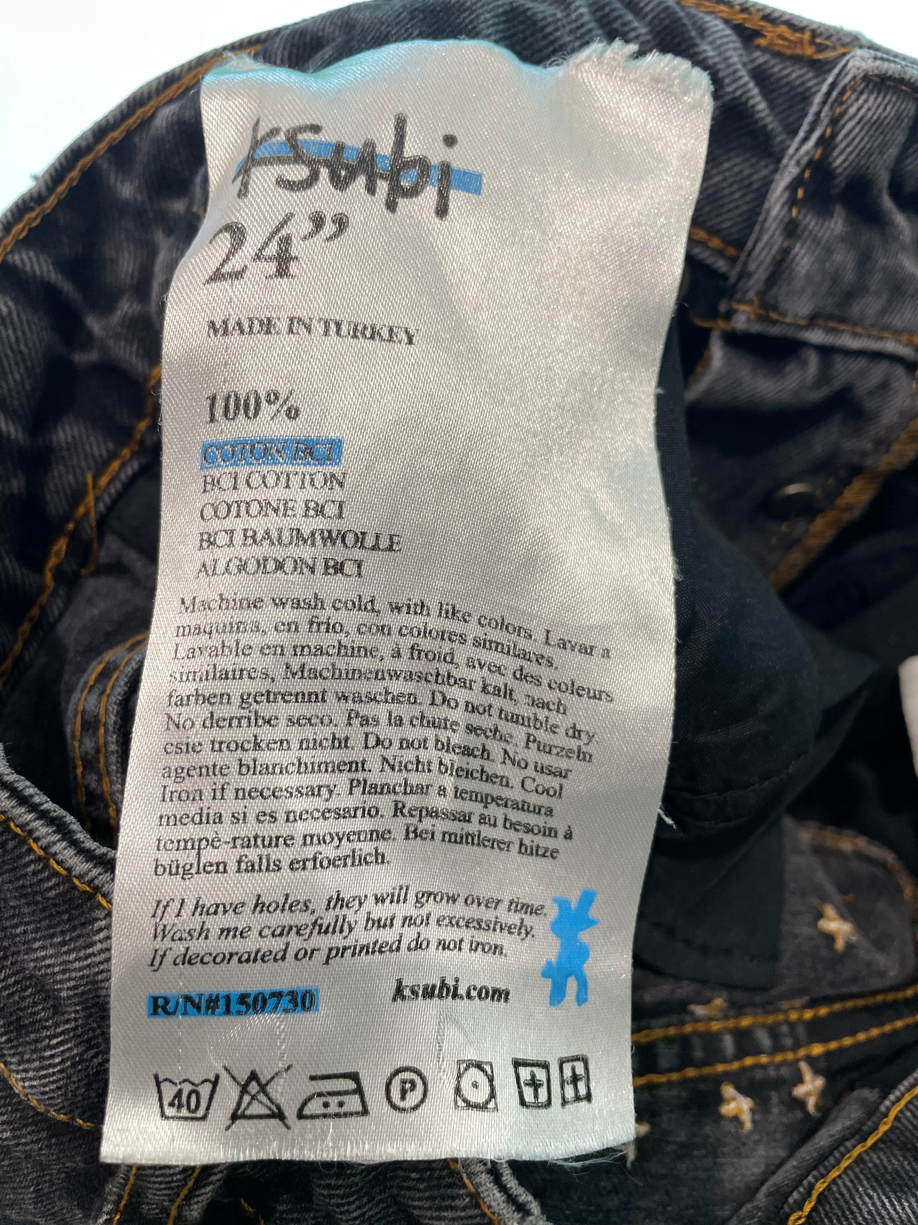 Ksubi Grey Ripped Jeans