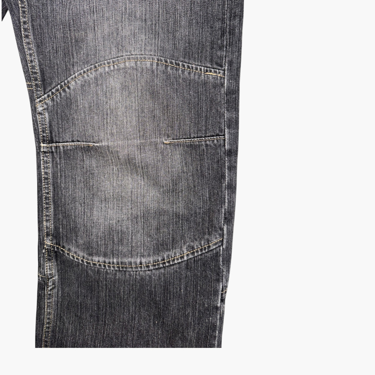 Balenciaga Relief Stitching Black Jeans