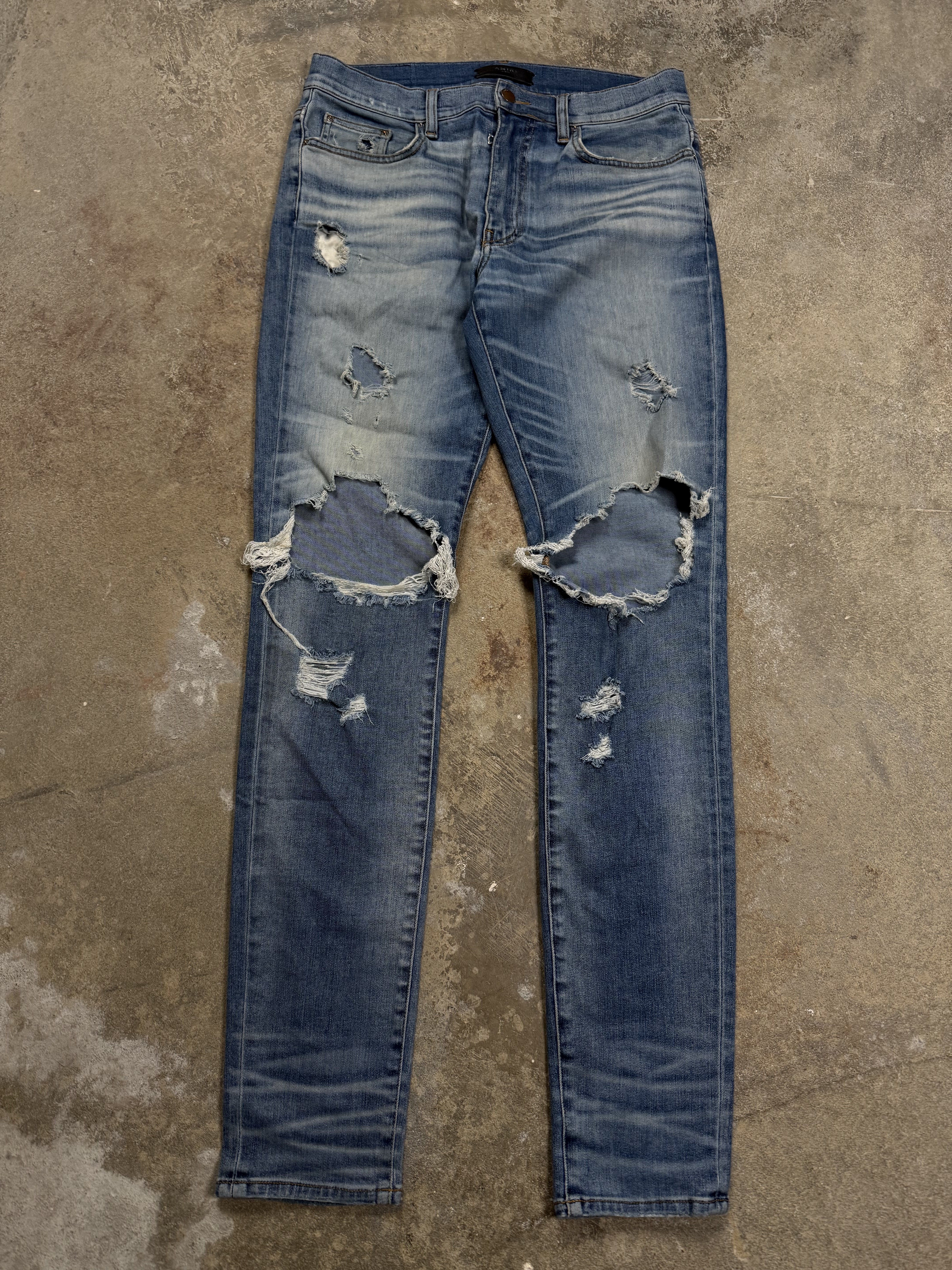 Amiri Thrasher Jeans Light Wash 34 Used