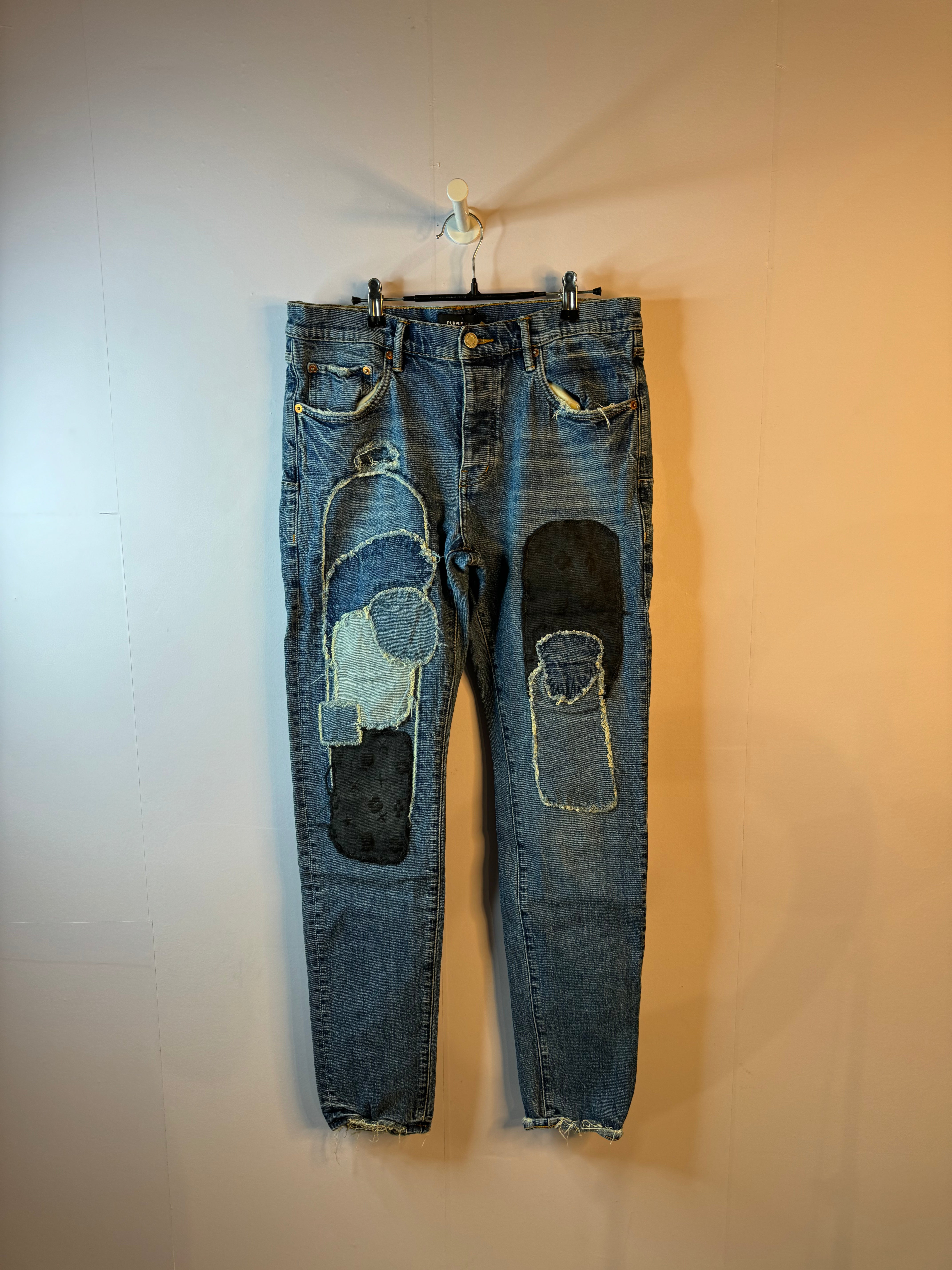 Purple Jeans Blue Used 33