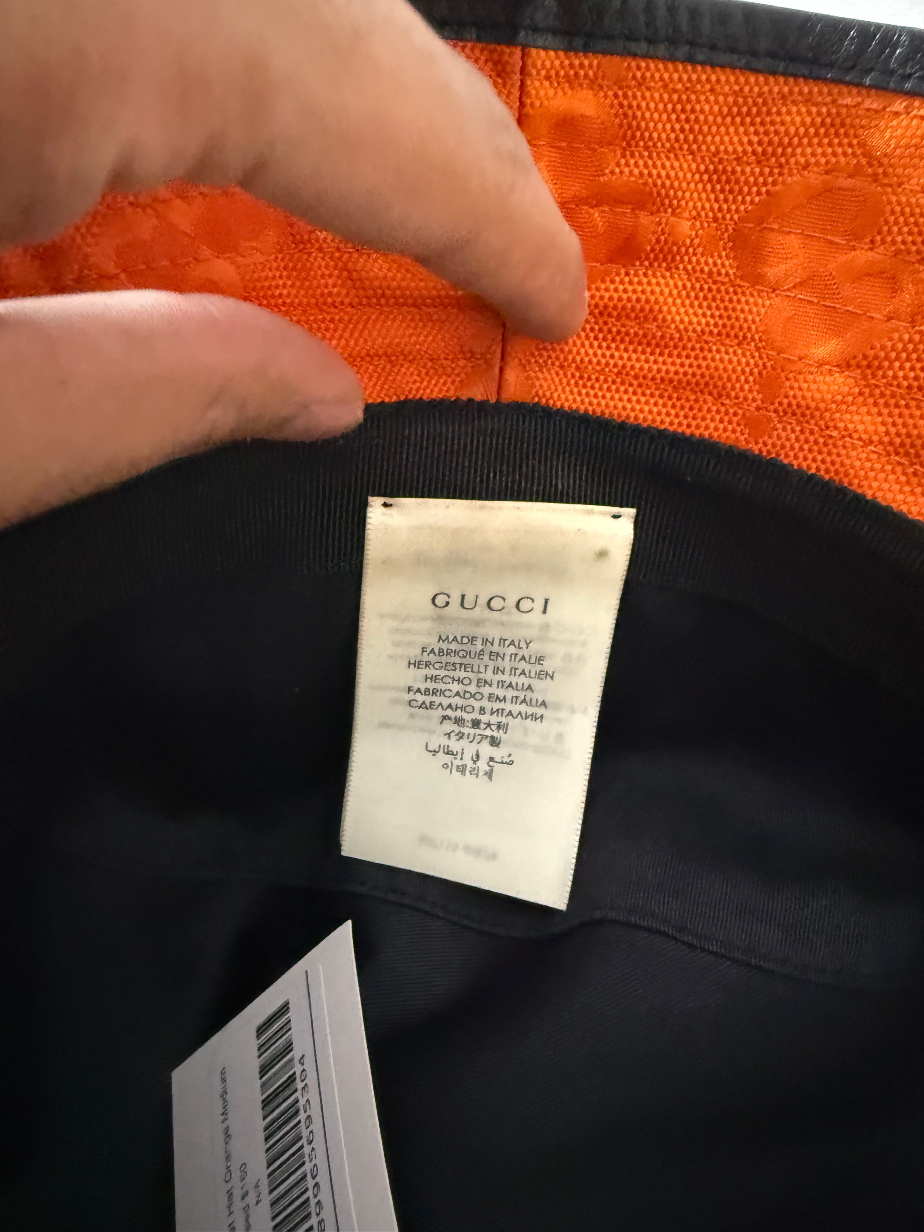 Gucci Mono Orange Bucket Hat