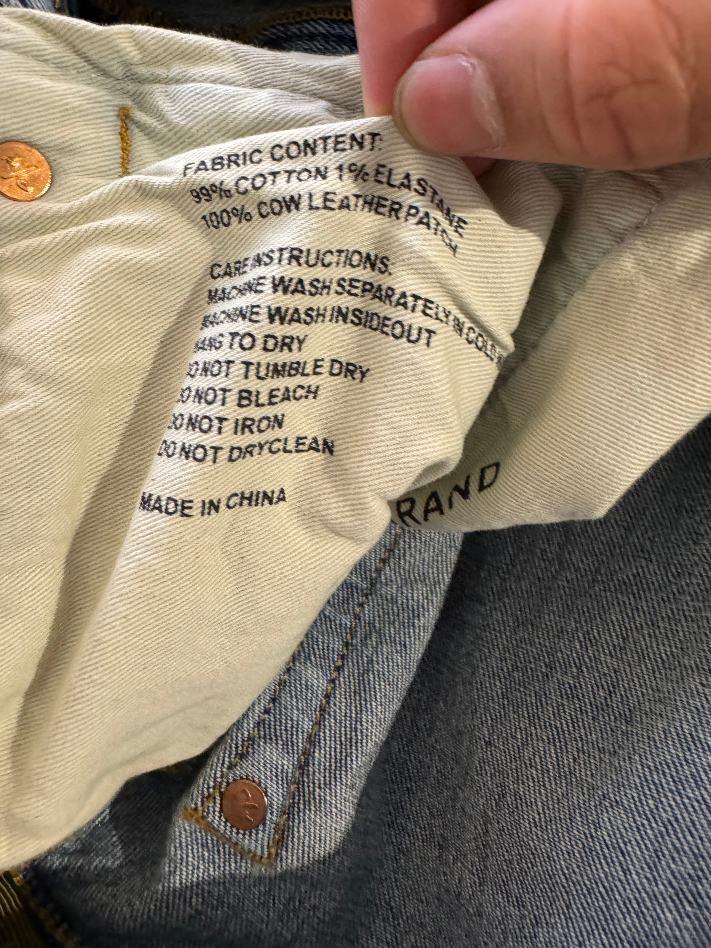 Purple Jeans Blue Used 33