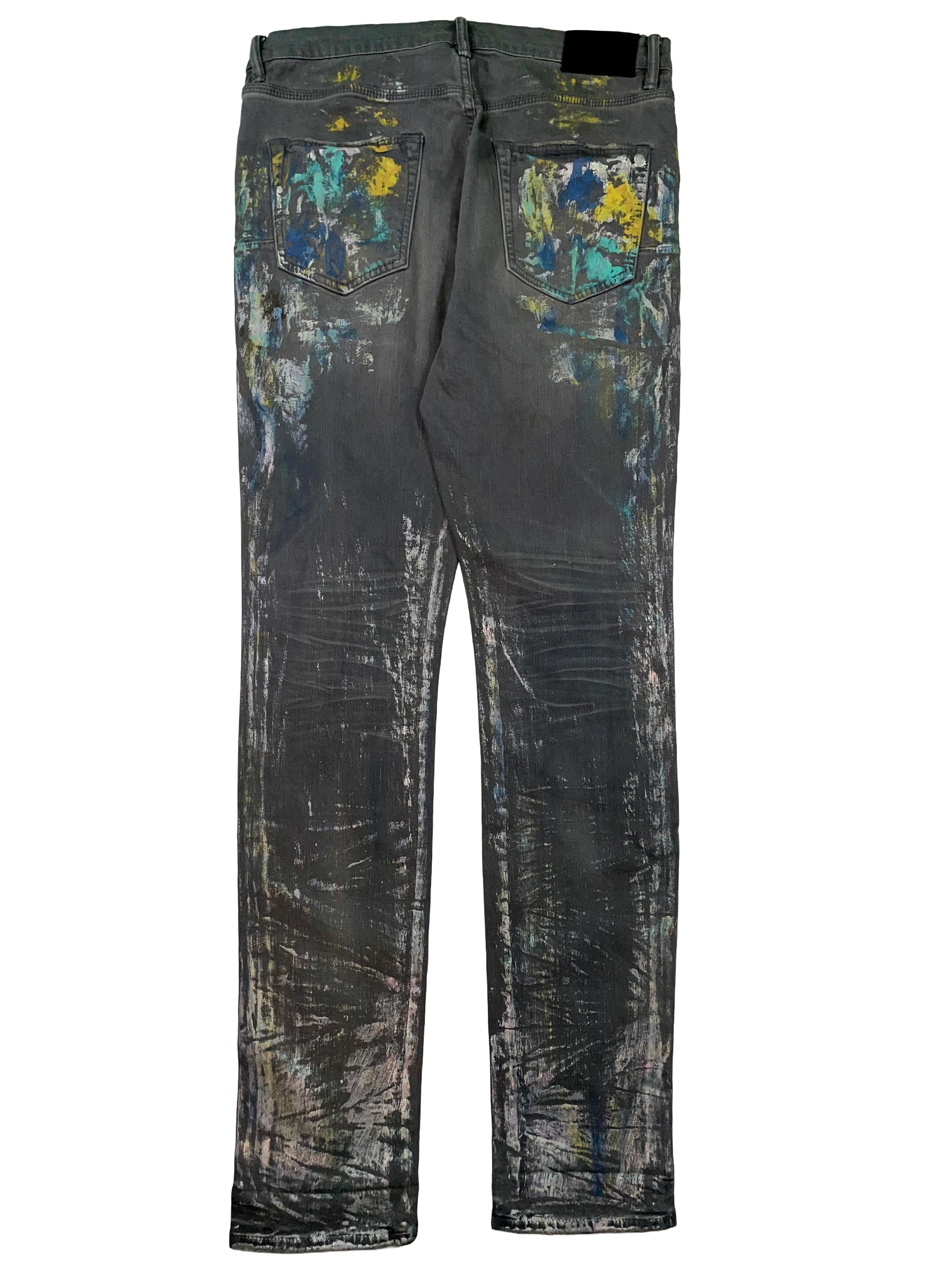 Purple Brand Silver & Milticolor Jeans