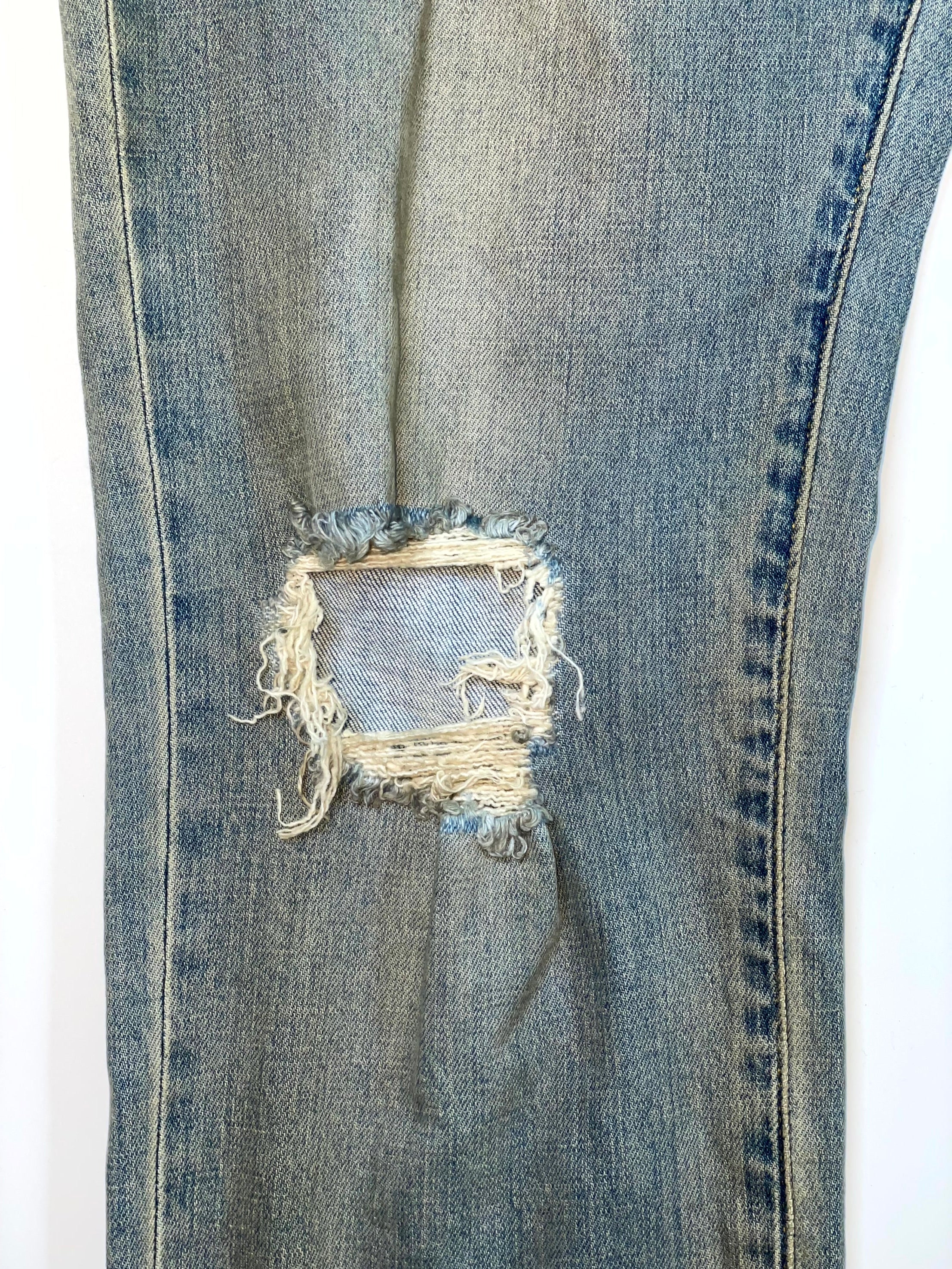 Purple Brand Wax Light Wash Jeans