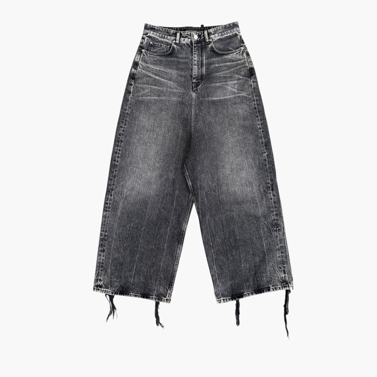 Balenciaga Baggy Black Wash Jeans