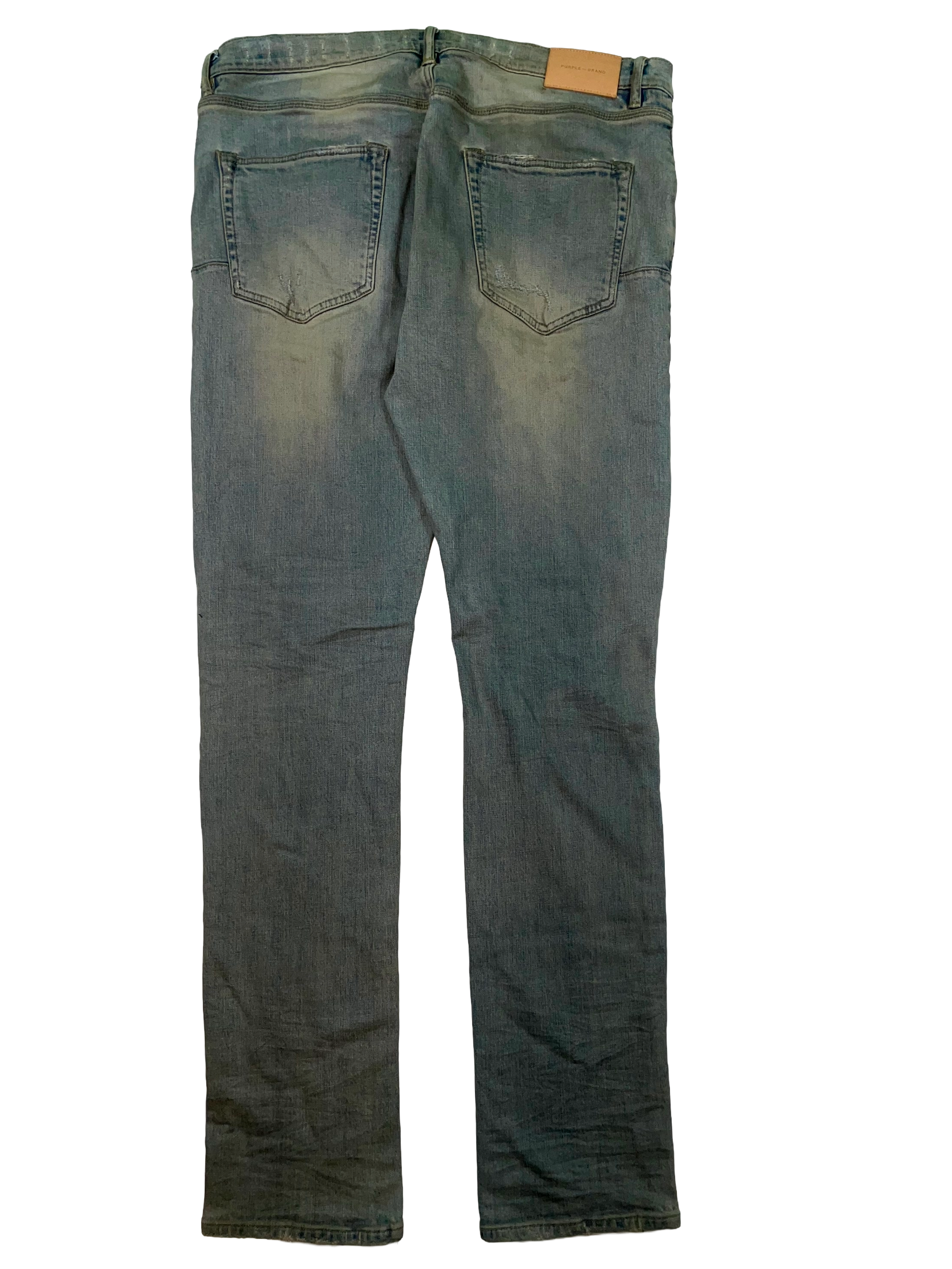 Purple Brand Wax Light Wash Jeans