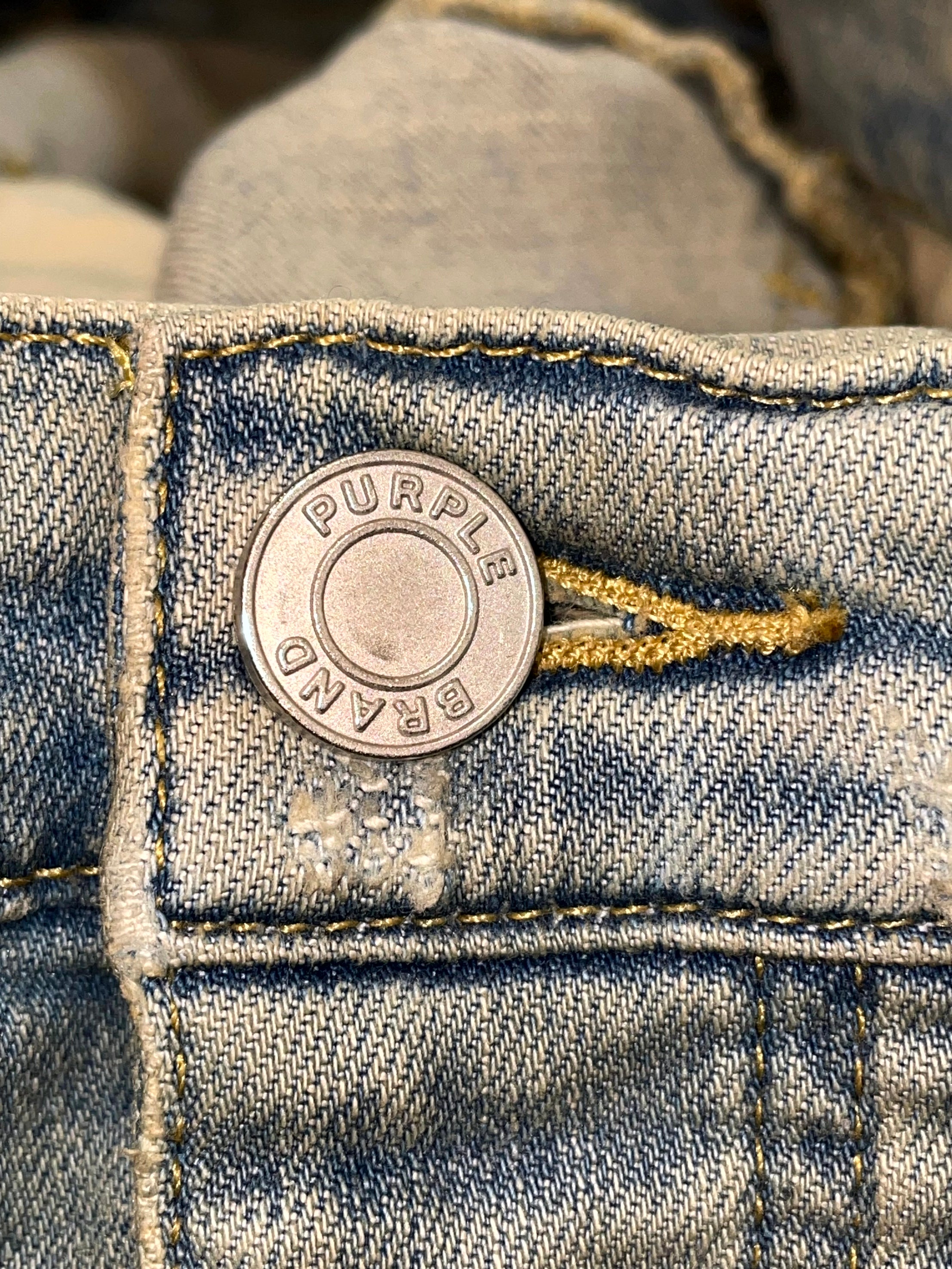 Purple Brand Wax Light Wash Jeans