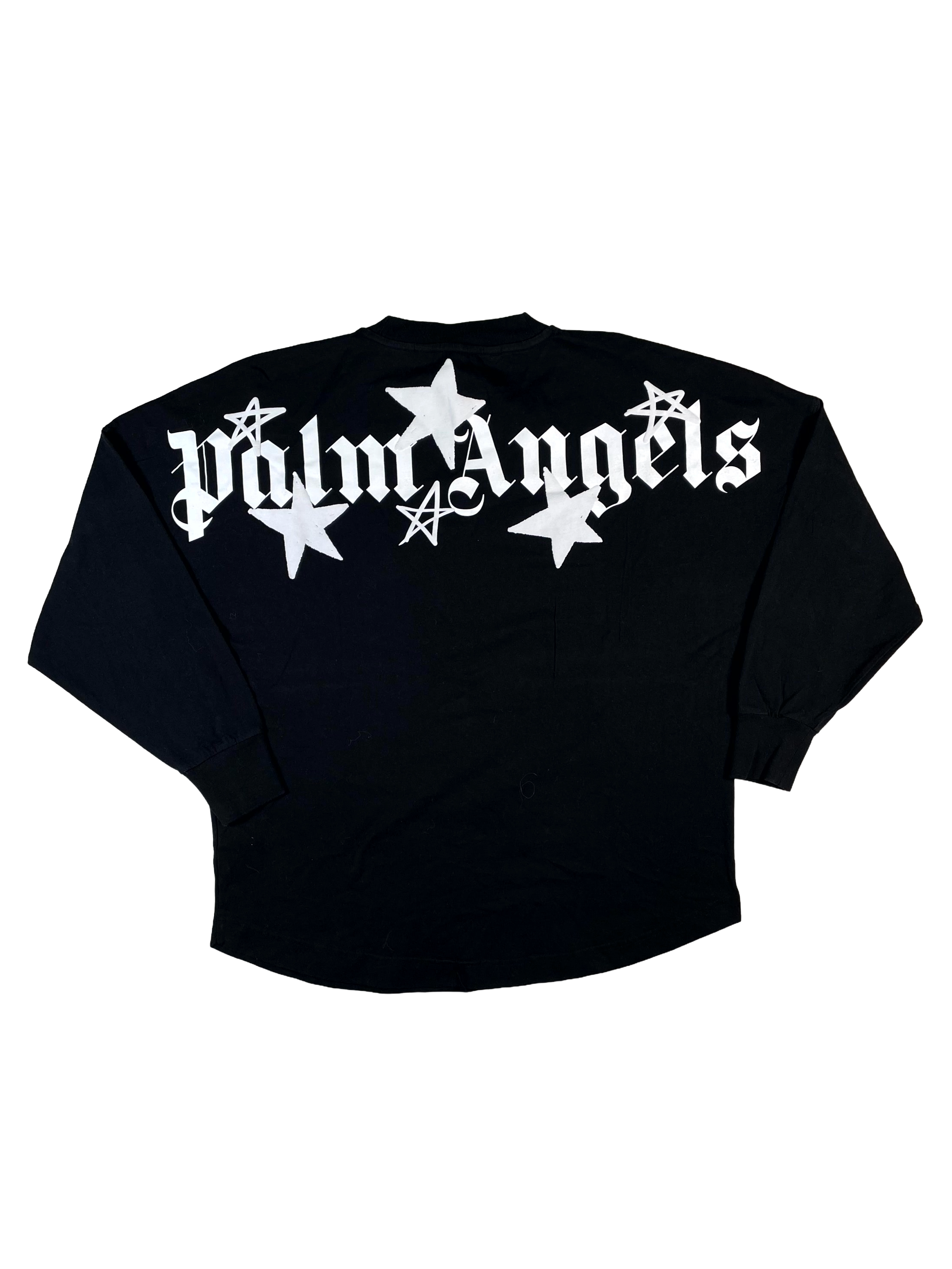 Palm Angels Star LS Black T-Shirt
