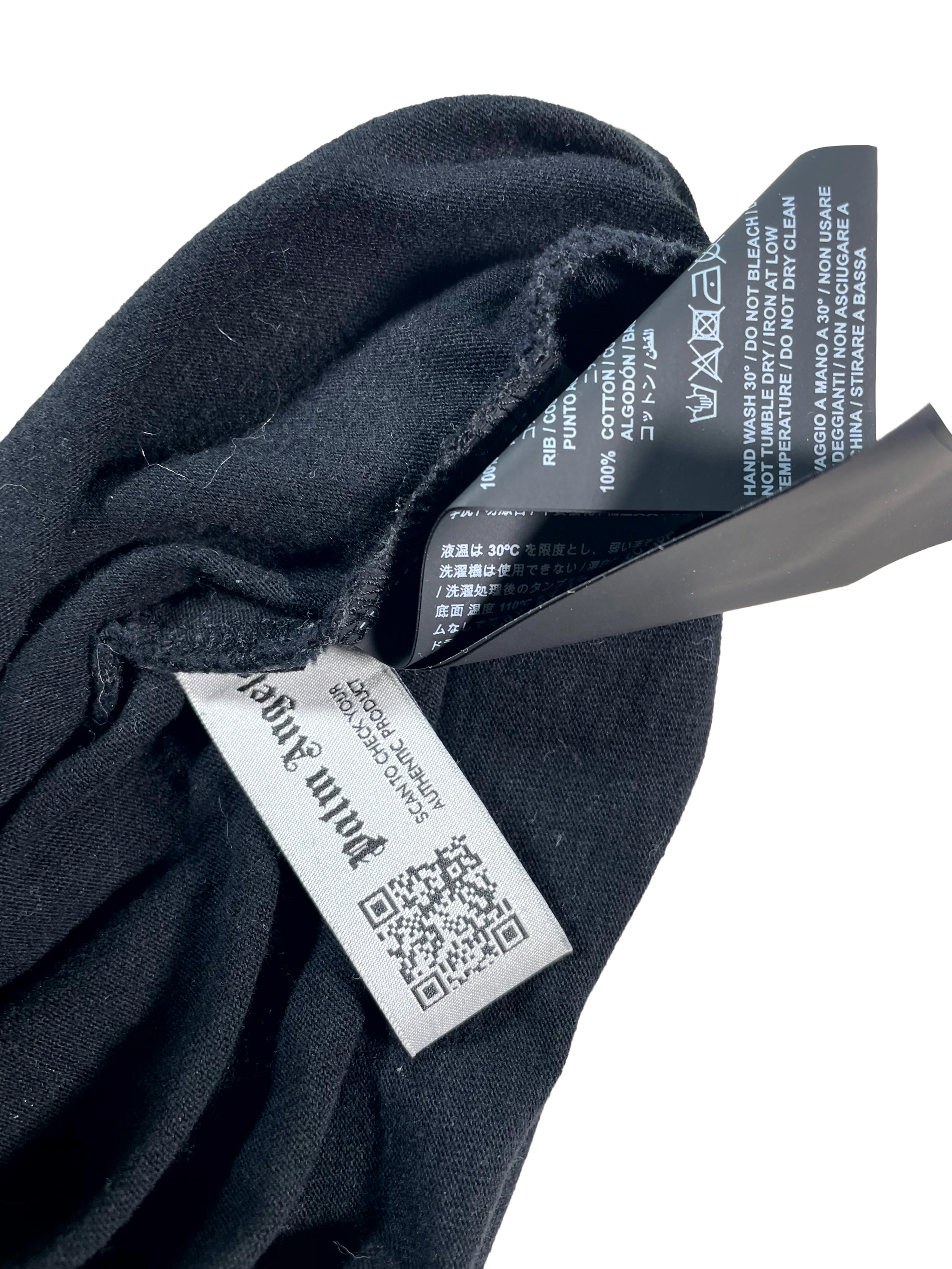 Palm Angels Star LS Black T-Shirt