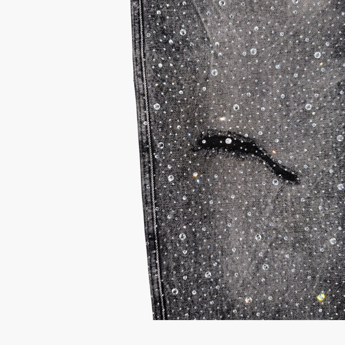 Vale Crystal Rain Black Wash Jeans