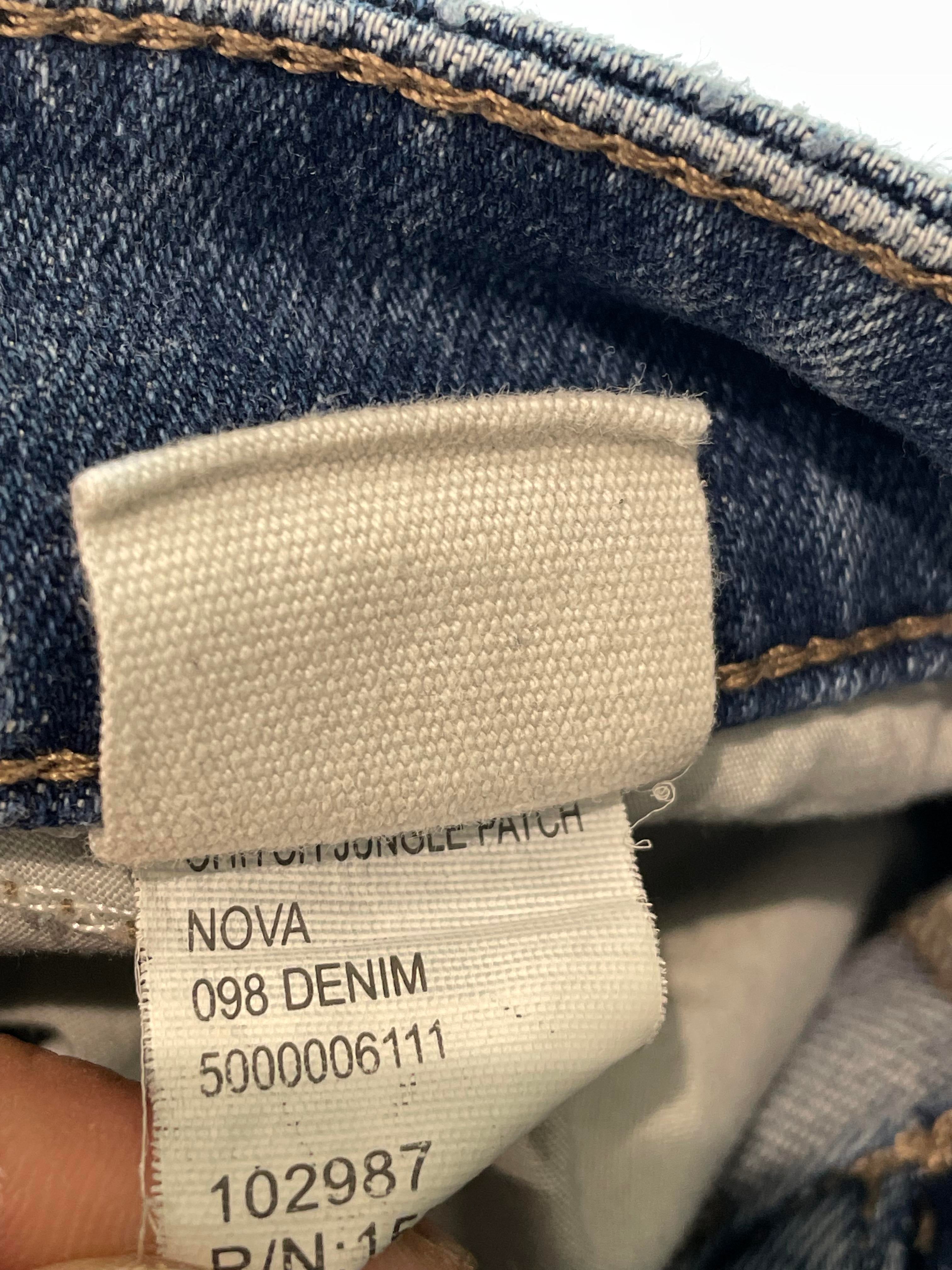 Ksubi Light Wash Cheetah Patch Jeans