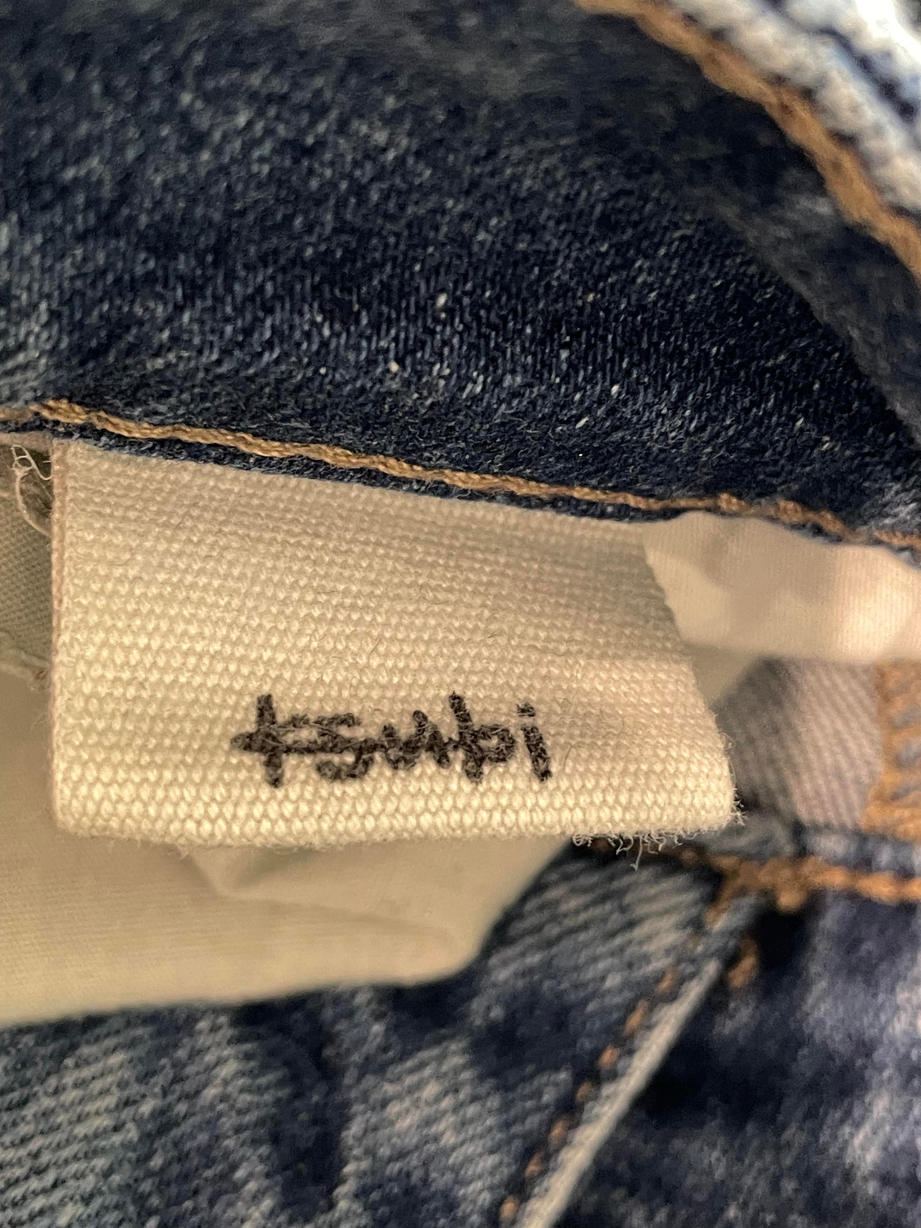 Ksubi Light Wash Cheetah Patch Jeans