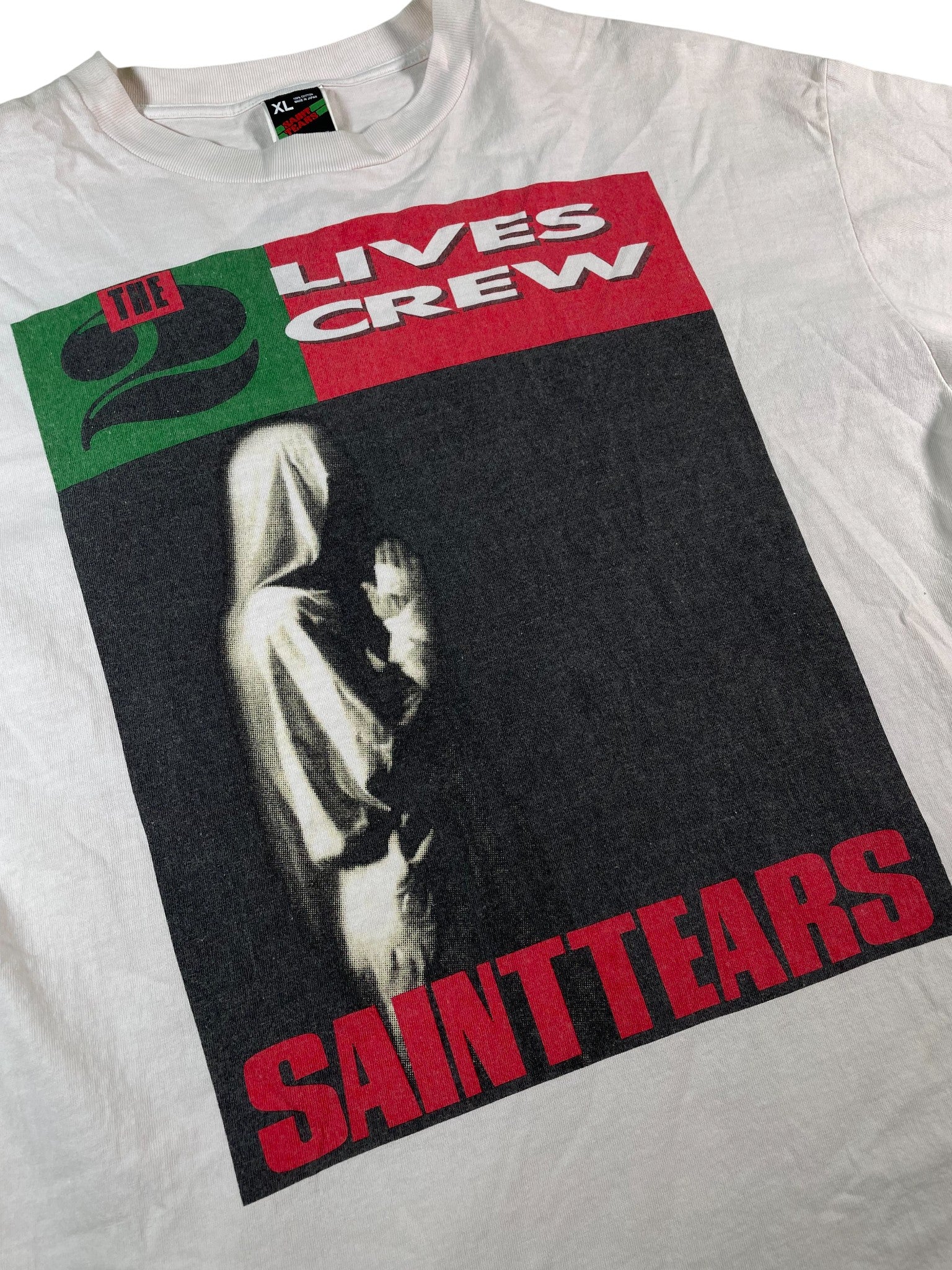 Saint Michael 'Tears 2 Lives' Denim Crew Tee