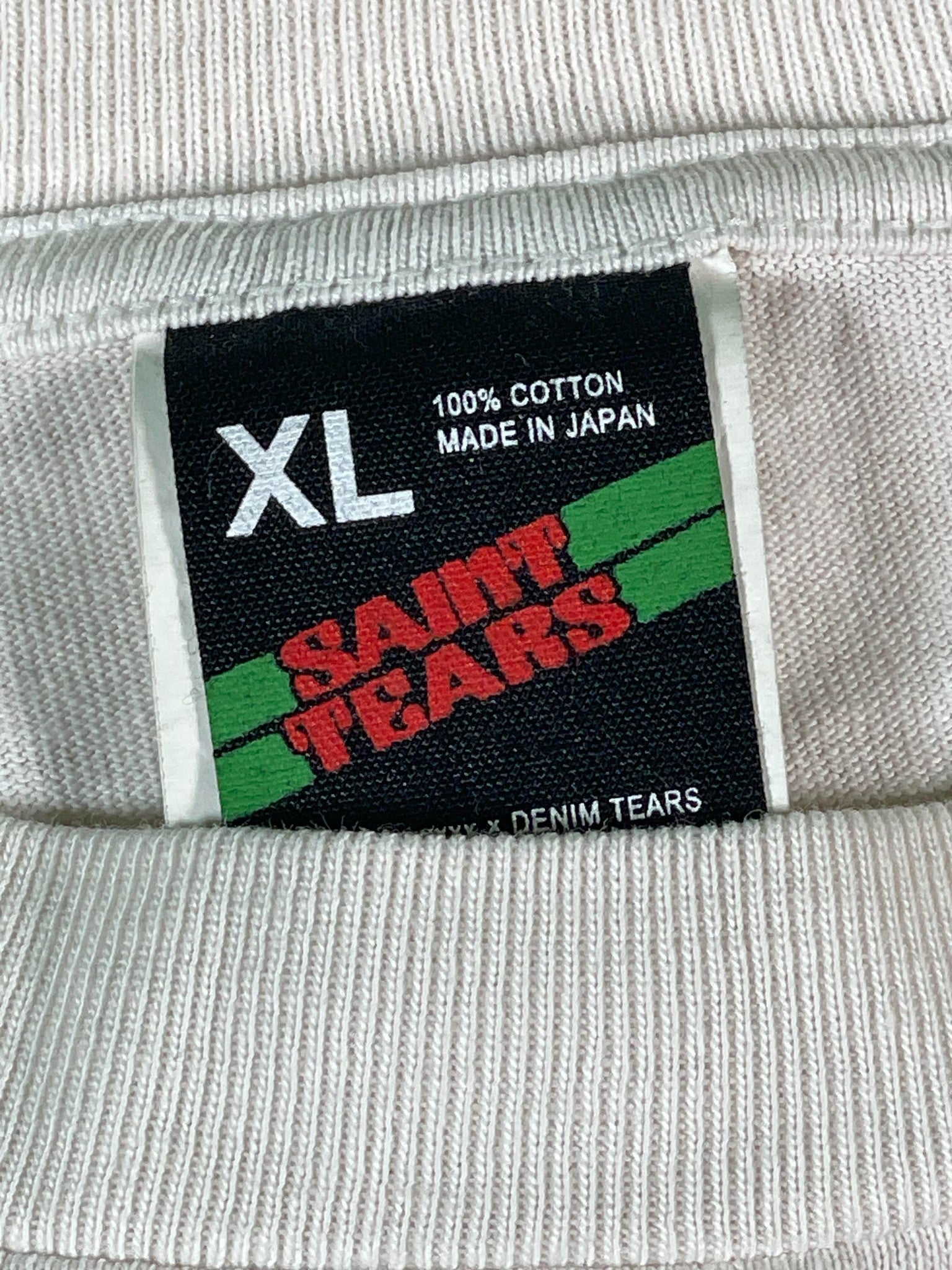 Saint Michael 'Tears 2 Lives' Denim Crew Tee