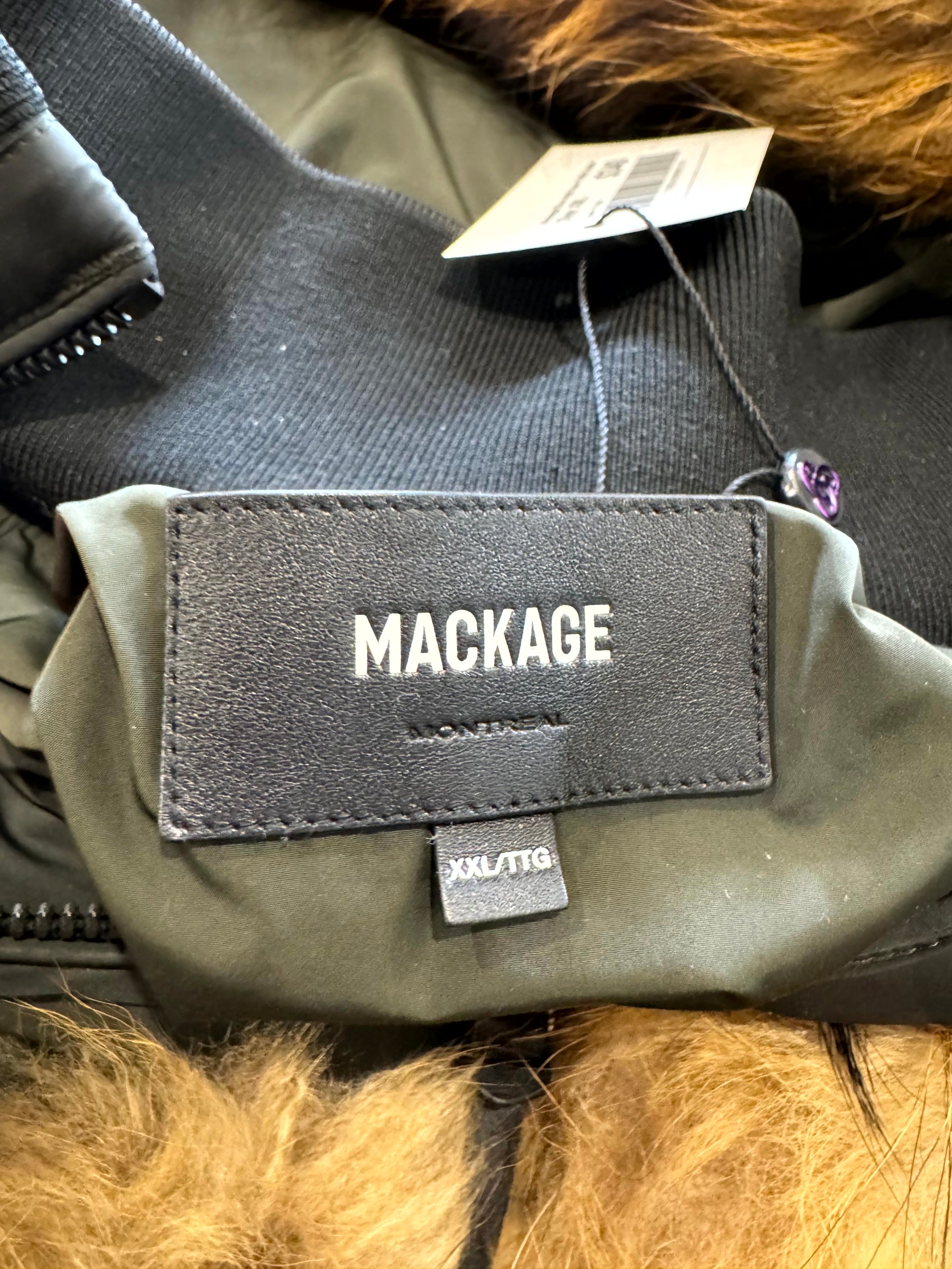 Mackage Adali Down Puffer Olive Jacket
