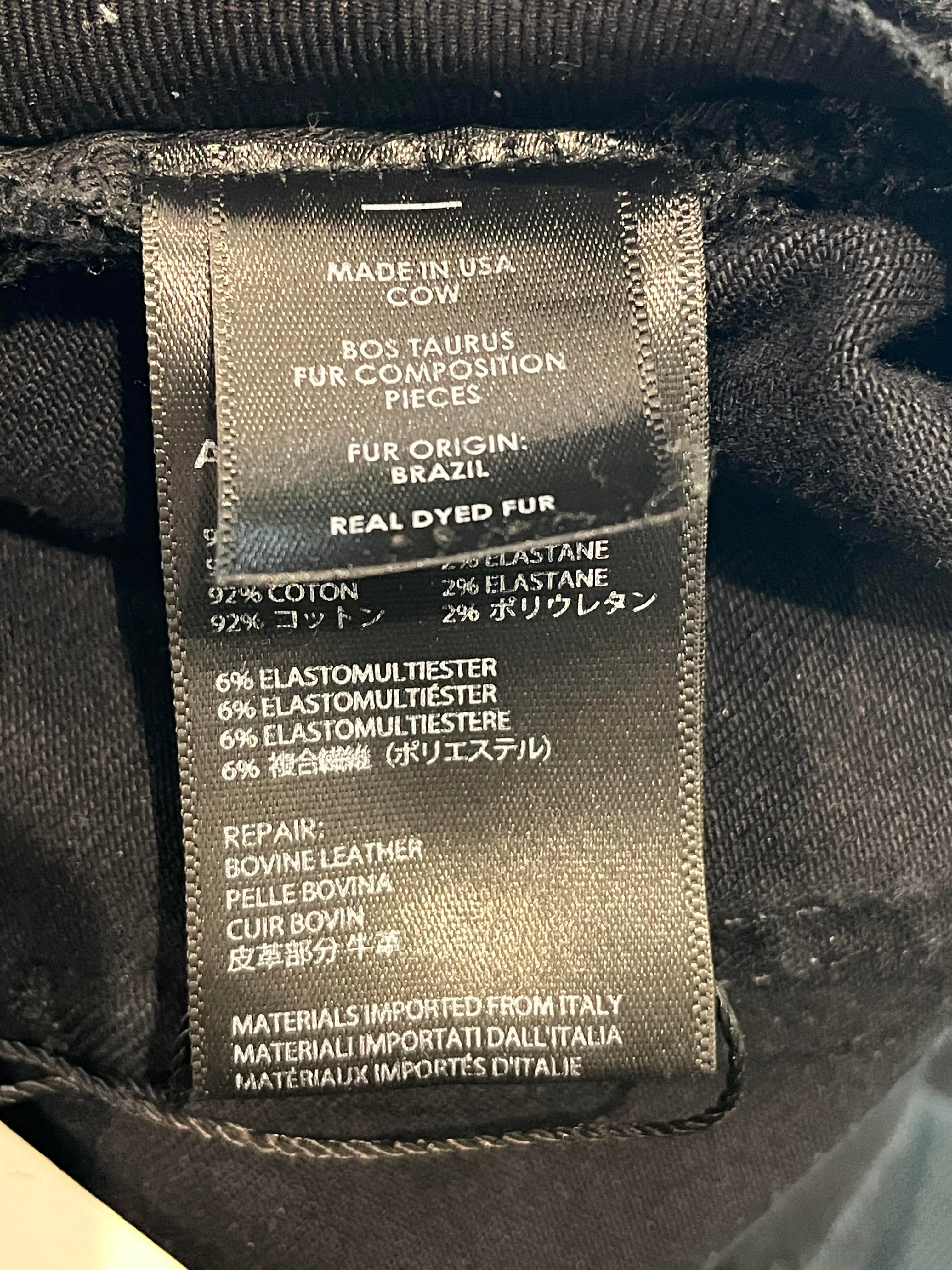 Amiri Thrasher Cheetah Black Jeans