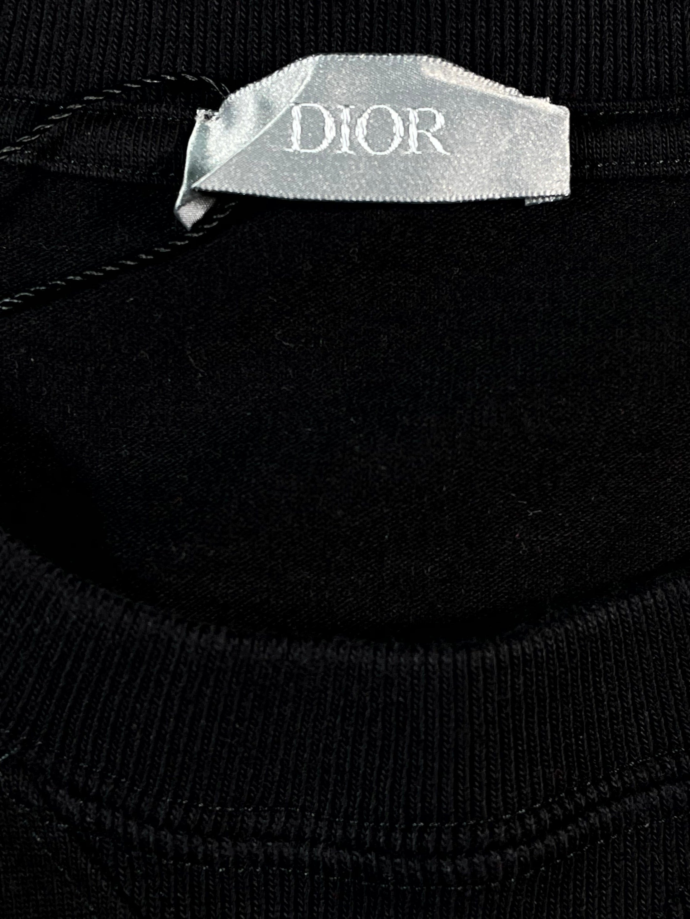 Dior Clothespin Black Tee